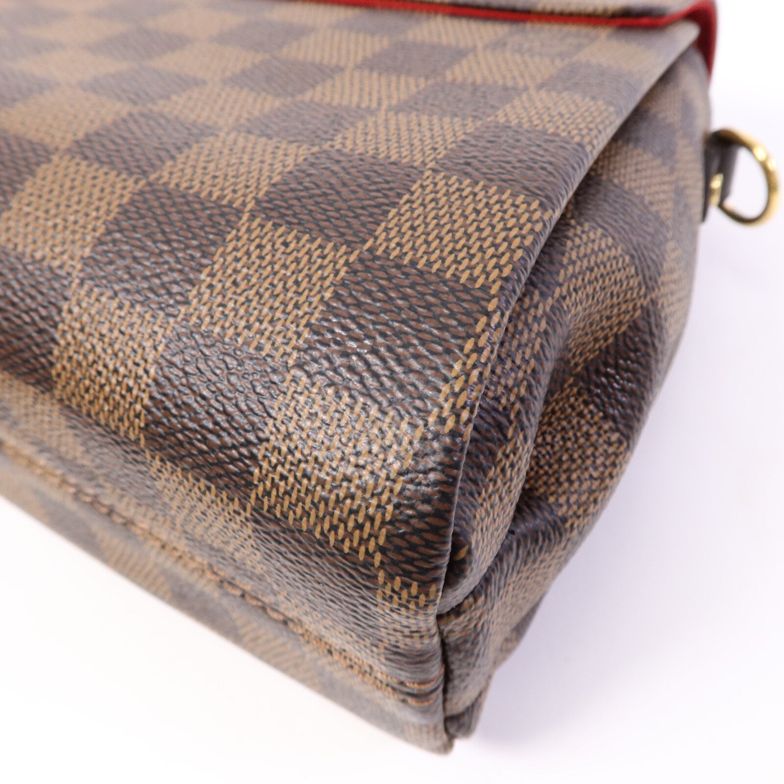 LOUIS VUITTON Damier Croisette手挽肩背兩用袋