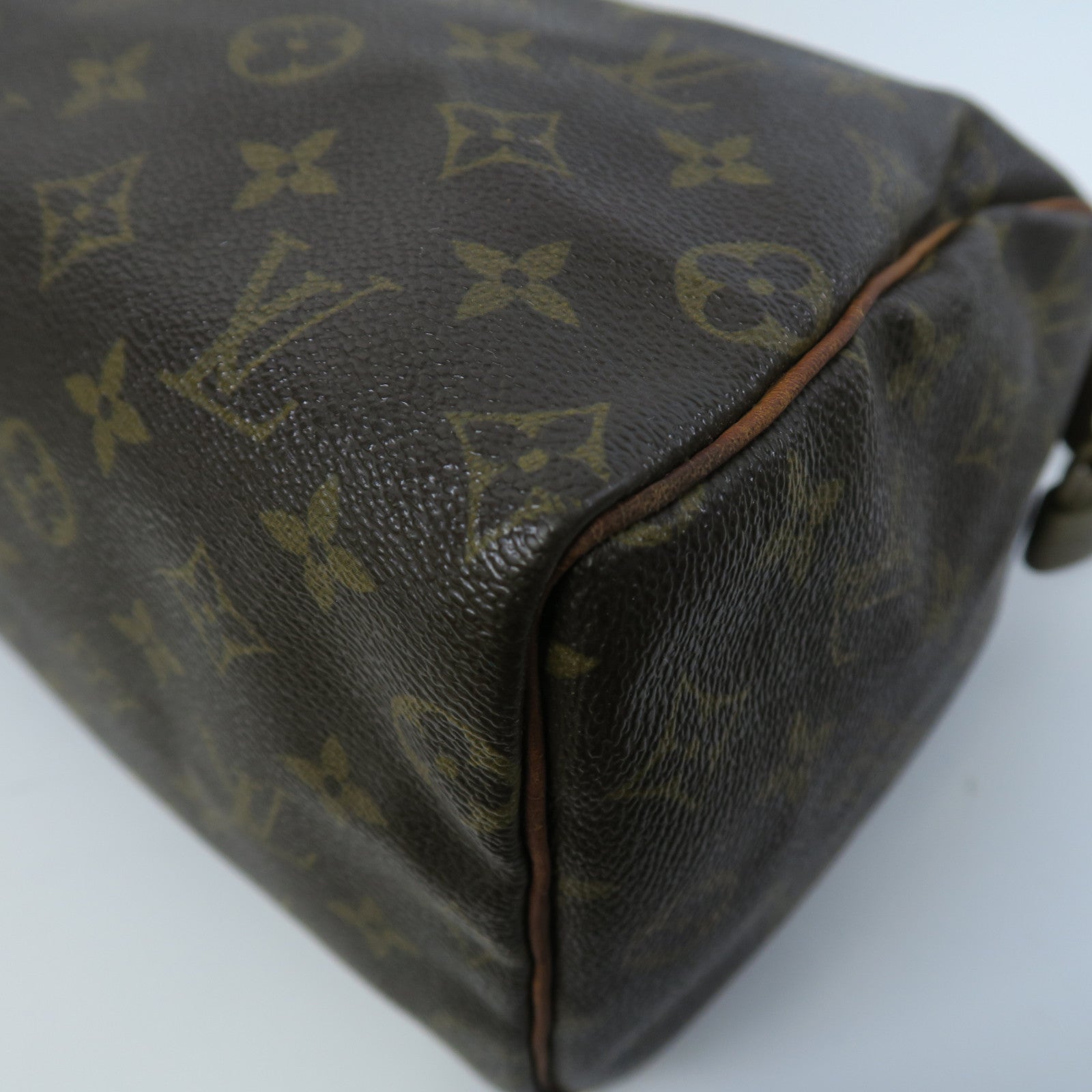 LOUIS VUITTON 【激減優惠】Monogram Speedy 25金扣手挽袋啡色