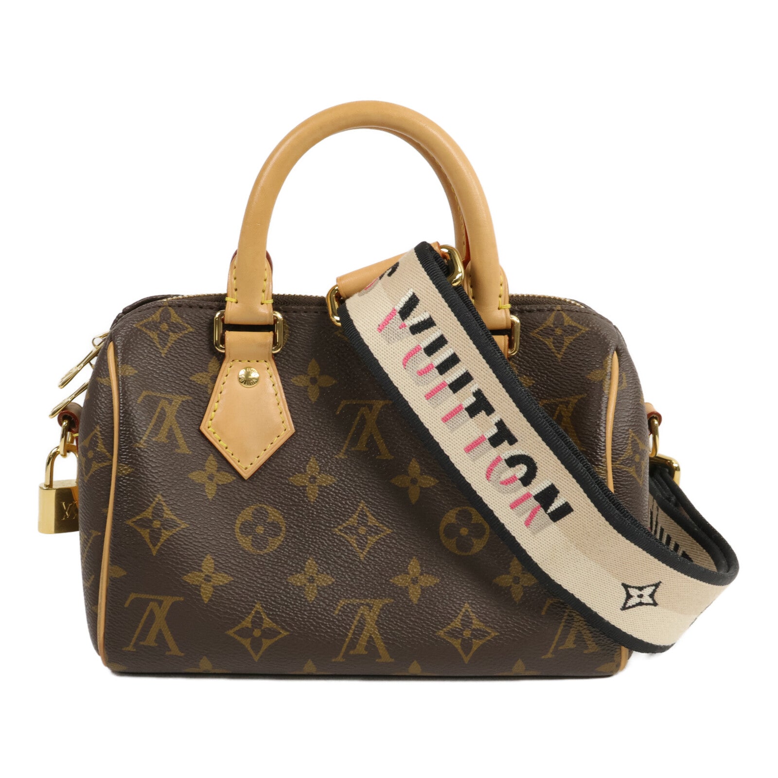 LOUIS VUITTON Monogram Speedy Bandouliere 20手挽肩背兩用袋