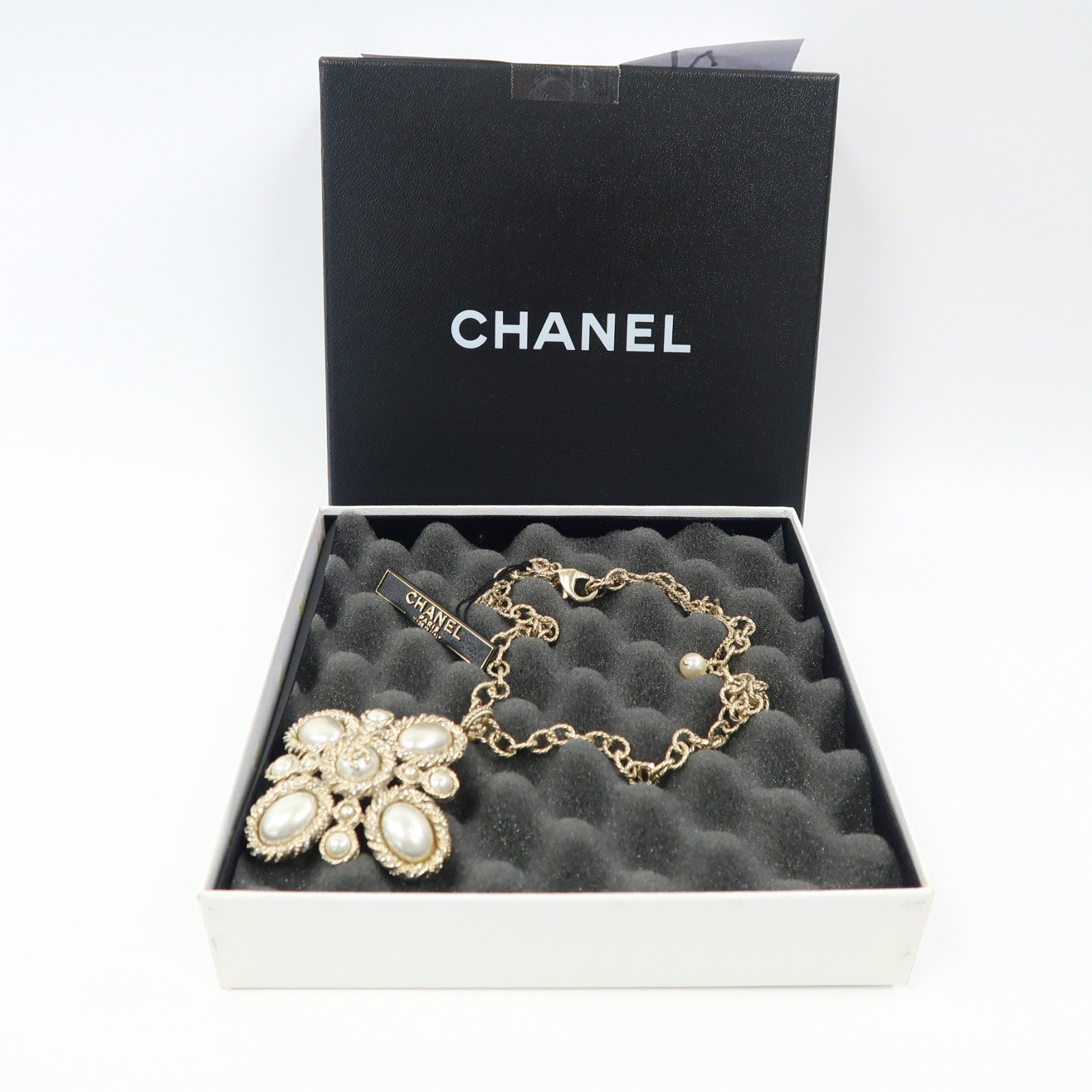 CHANEL 金屬Necklace項鏈金色