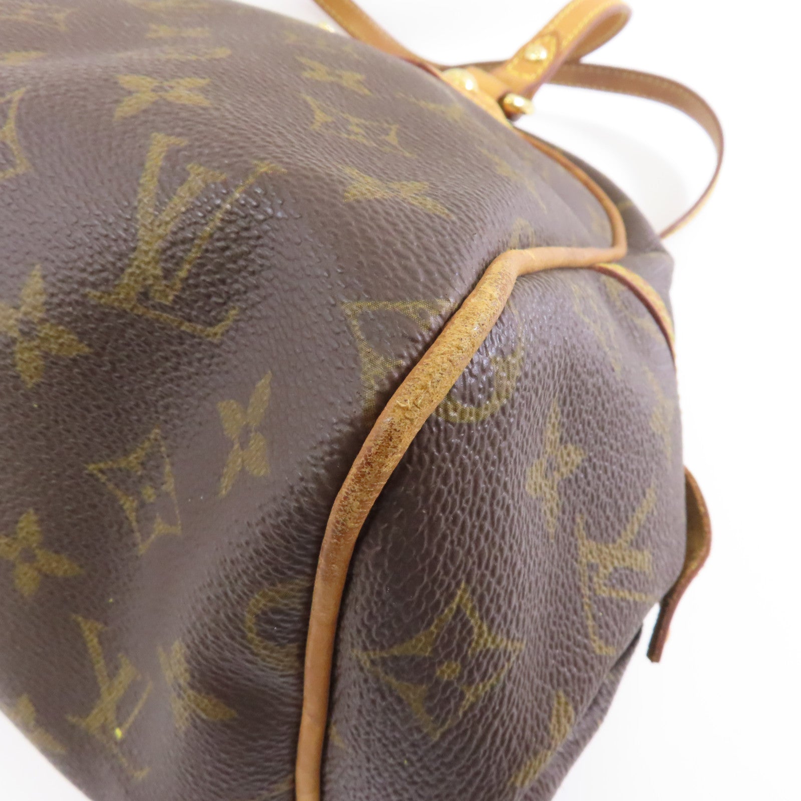 LOUIS VUITTON 【激減優惠】Monogram Montorgueil PM金扣肩背袋啡色