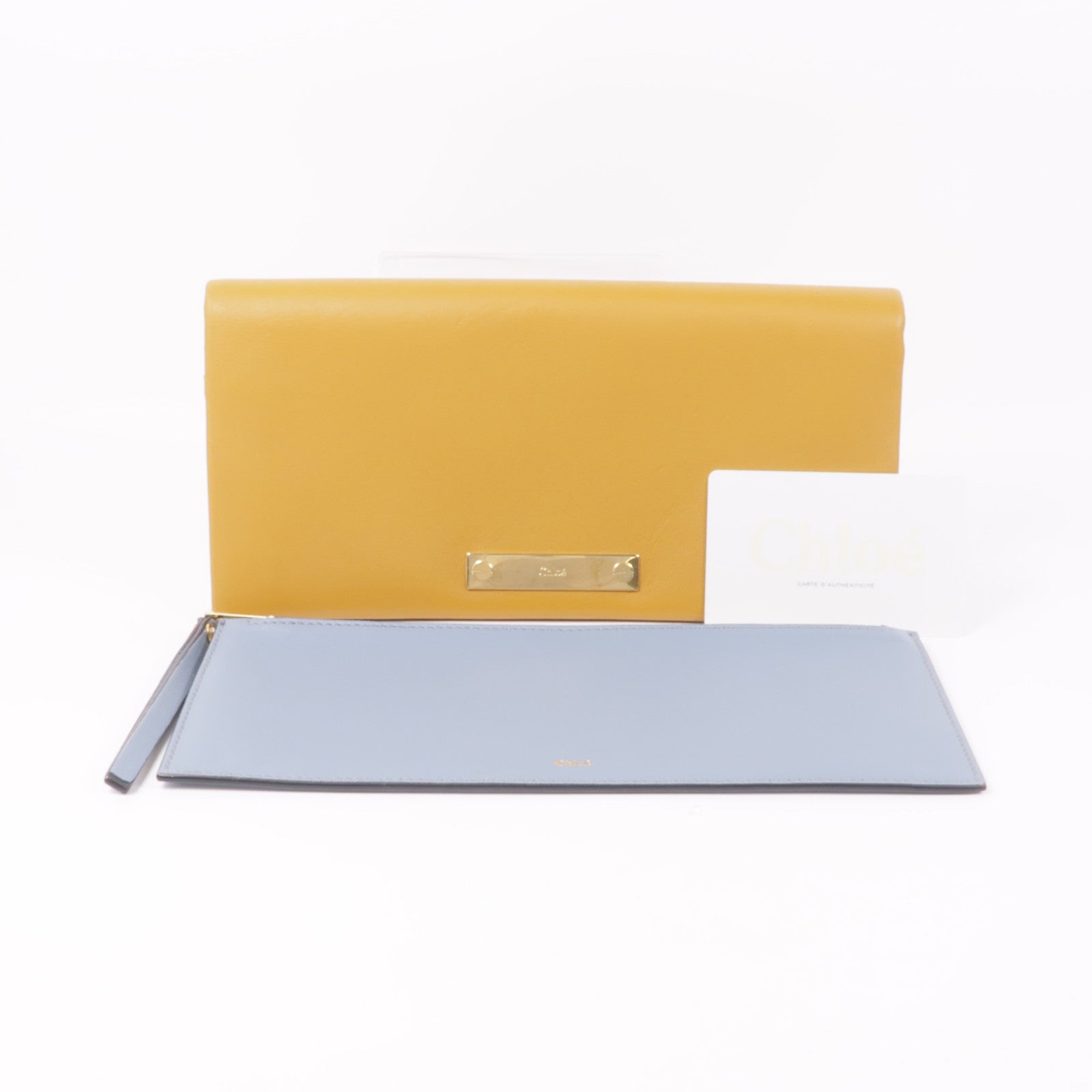 Chloe 【激減優惠】皮革Clutch/Large Wallet金扣手拿包