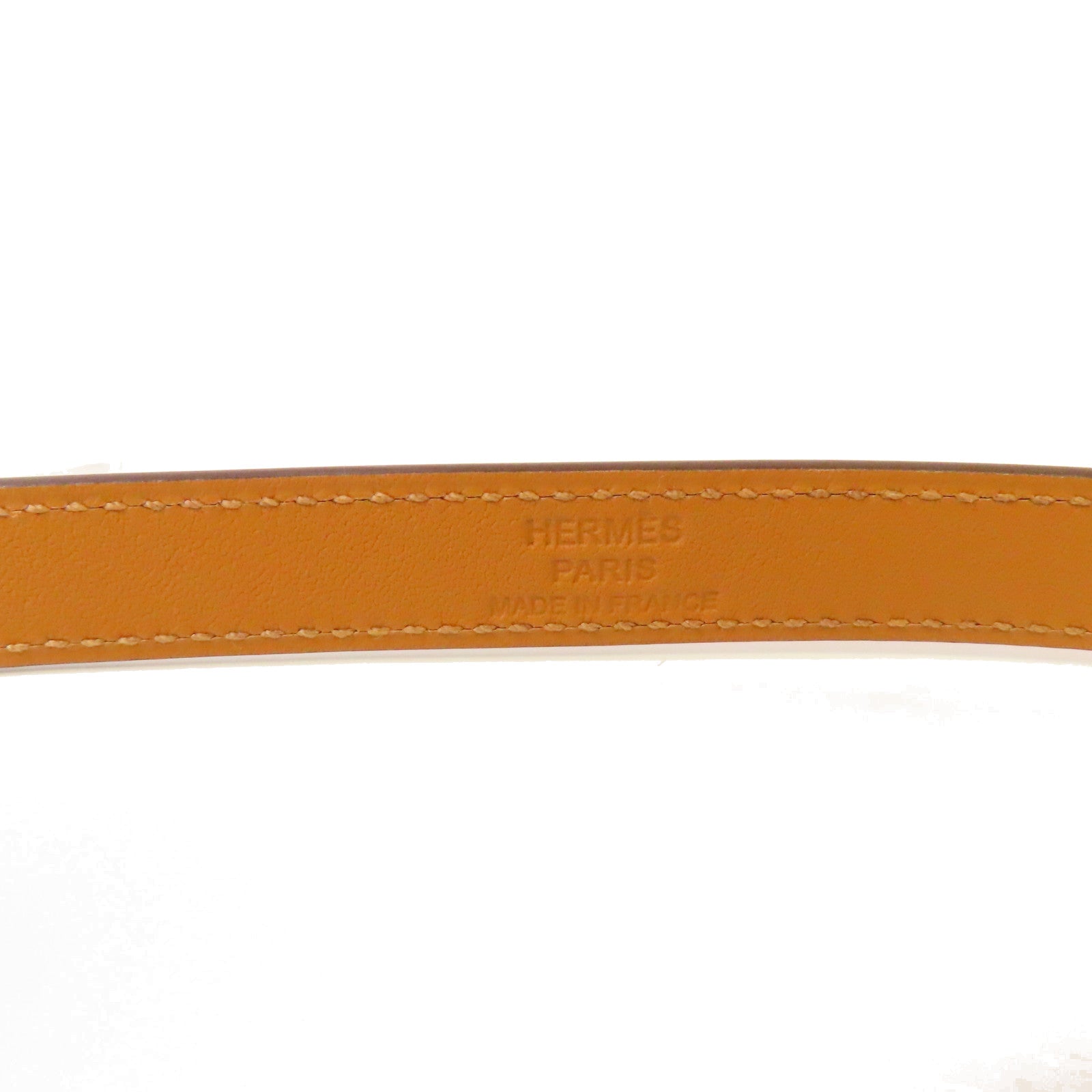 HERMES 【激減優惠】Swift皮革Kelly Double Bracelet金扣手鏈Rouge de Coeur 心紅色
