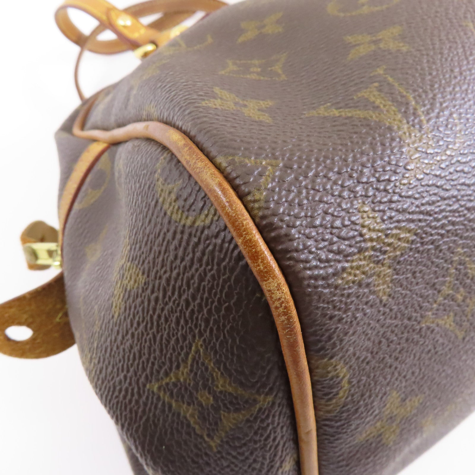 LOUIS VUITTON 【激減優惠】Monogram Montorgueil PM金扣肩背袋啡色