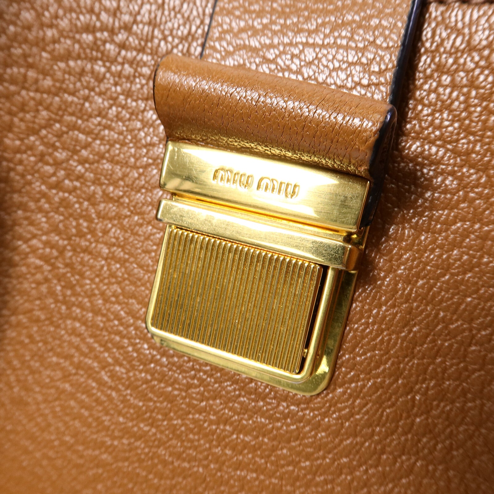 Miu Miu 牛皮皮革2 Way Shoulder Bag手挽肩背兩用袋