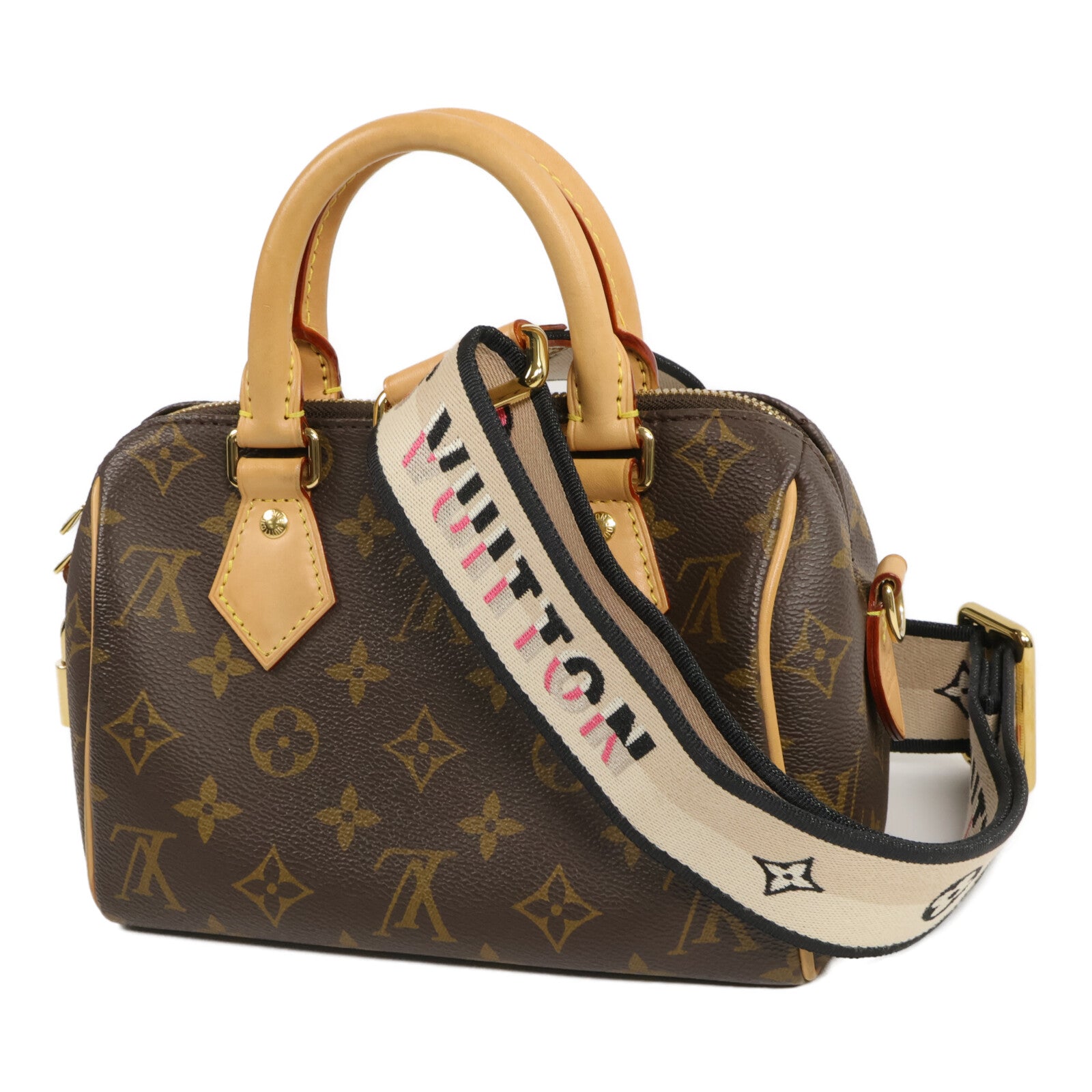 LOUIS VUITTON Monogram Speedy Bandouliere 20手挽肩背兩用袋