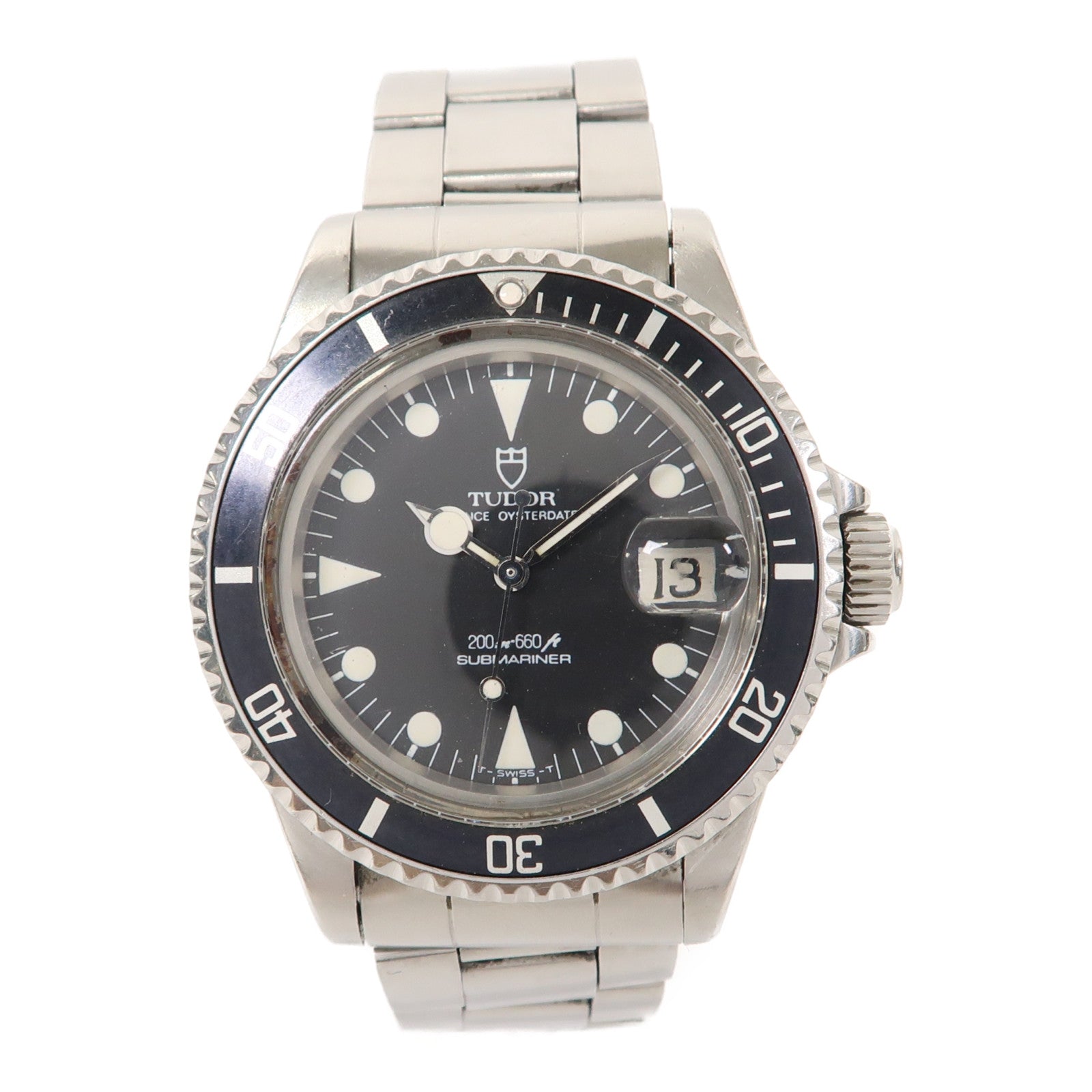 TUDOR Submariner不鏽鋼自動機芯手錶黑色