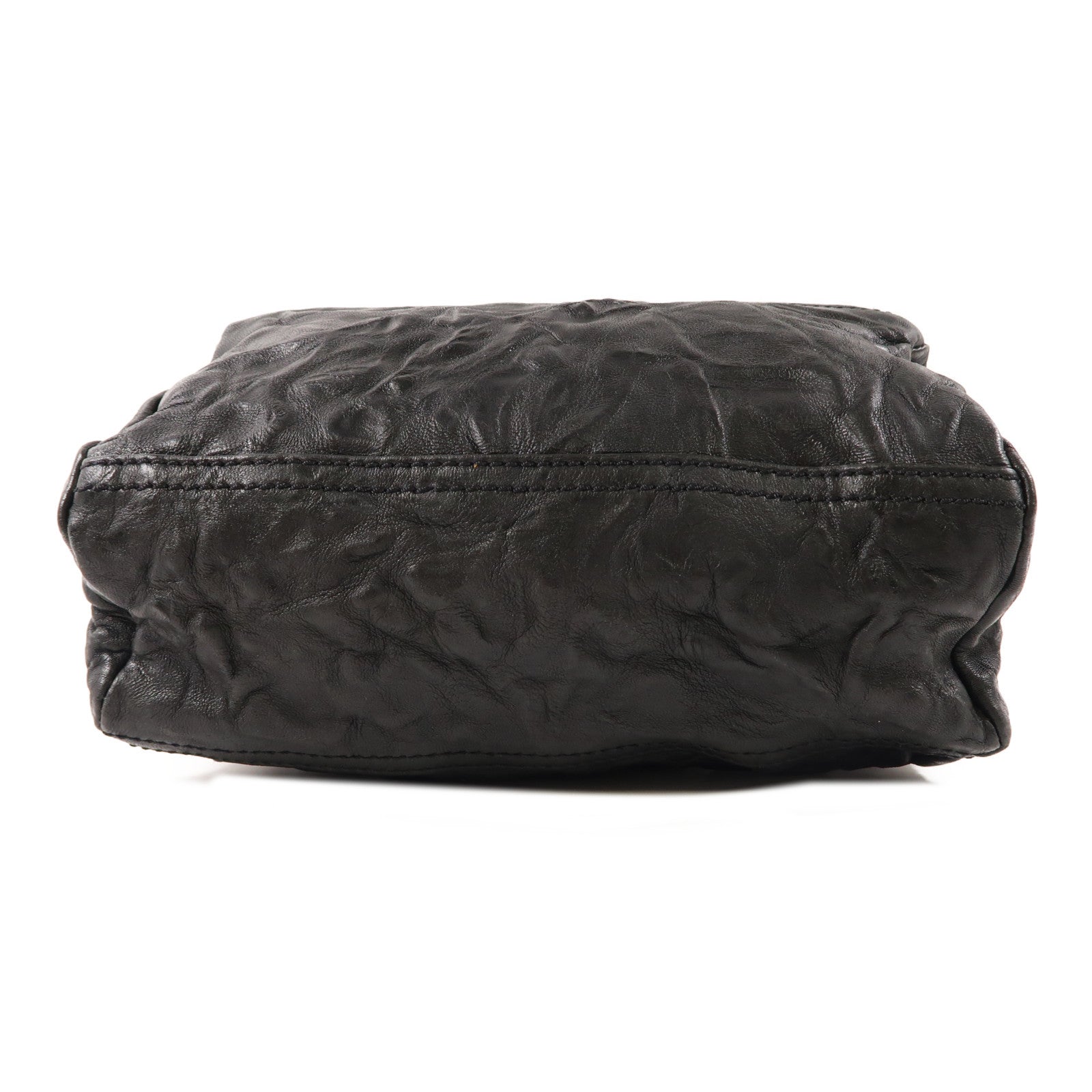 GIVENCHY 【激減優惠】牛皮皮革Mini Pandora銀扣肩背袋黑色