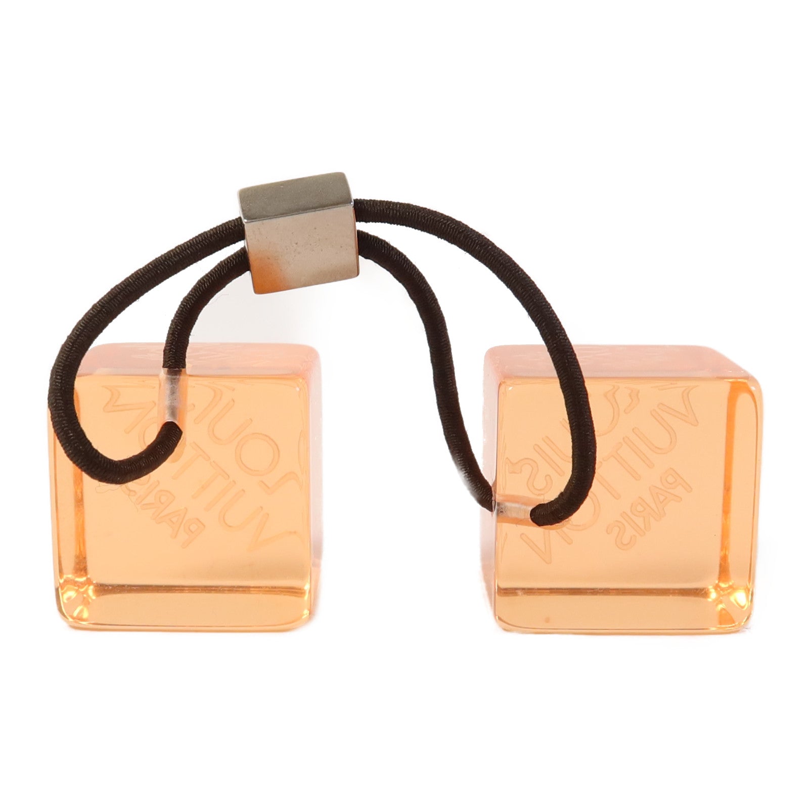 LOUIS VUITTON PVC Elastic Hair Cube頭髮橡皮筋