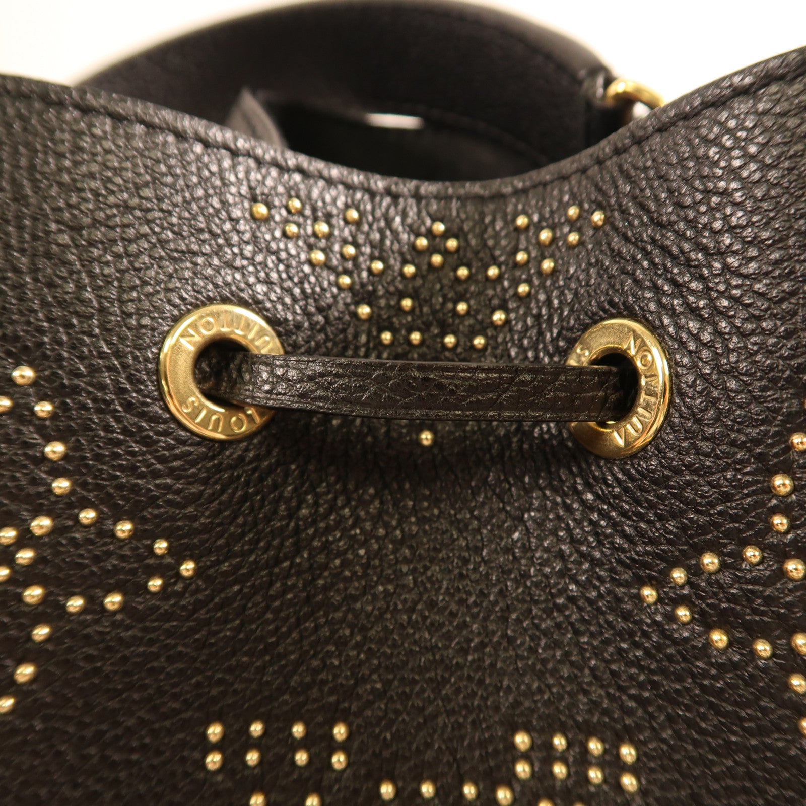 LOUIS VUITTON Monogram Empreinte Neo Noe BB金扣手挽肩背兩用袋