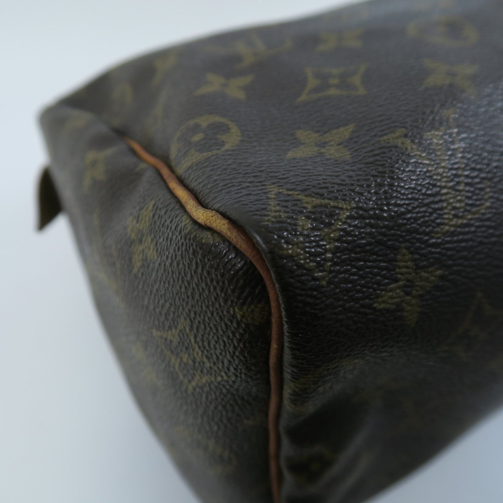 LOUIS VUITTON 【激減優惠】Monogram Speedy 25金扣手挽袋啡色