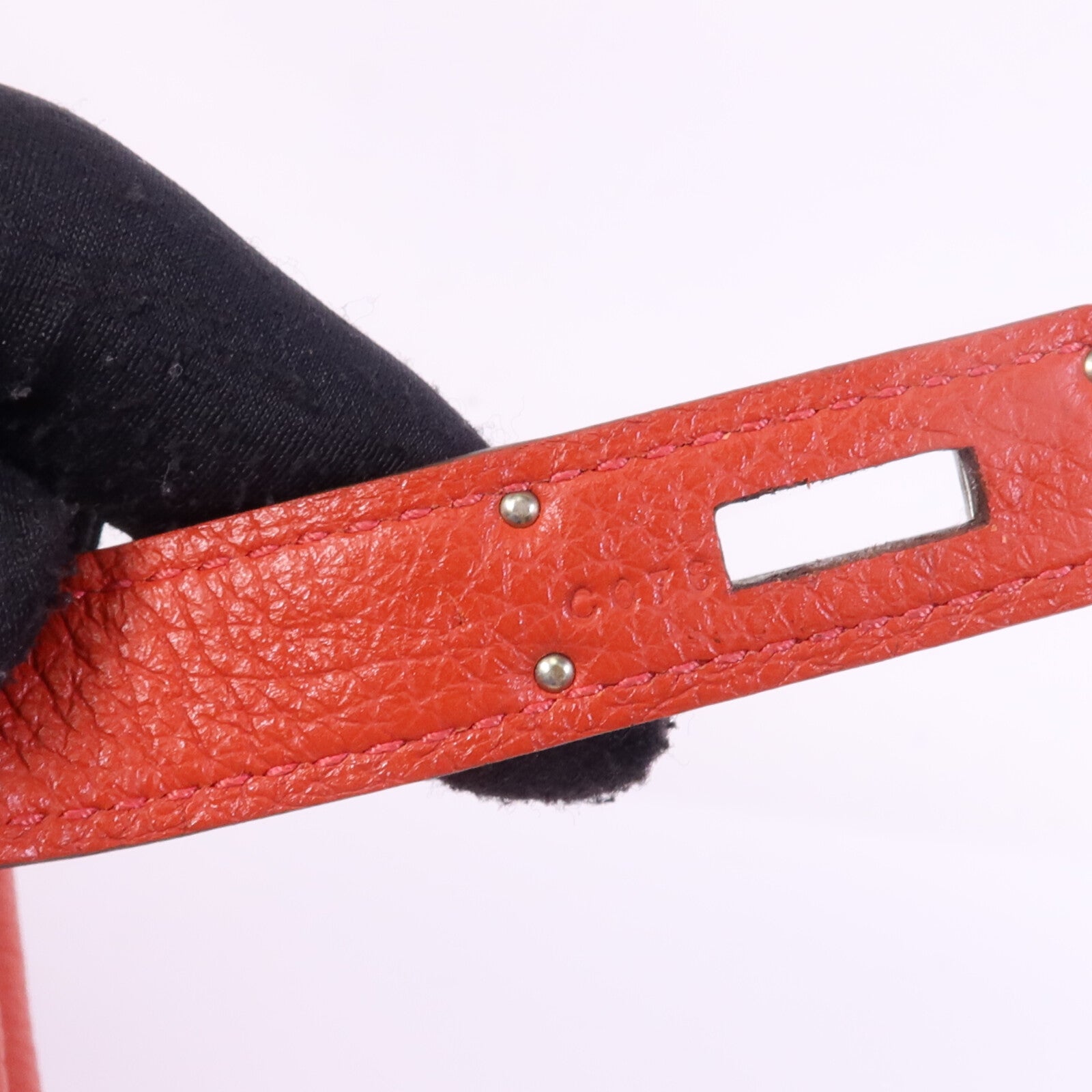 HERMES Togo皮革Birkin 35銀扣手挽袋Rouge De Coeur