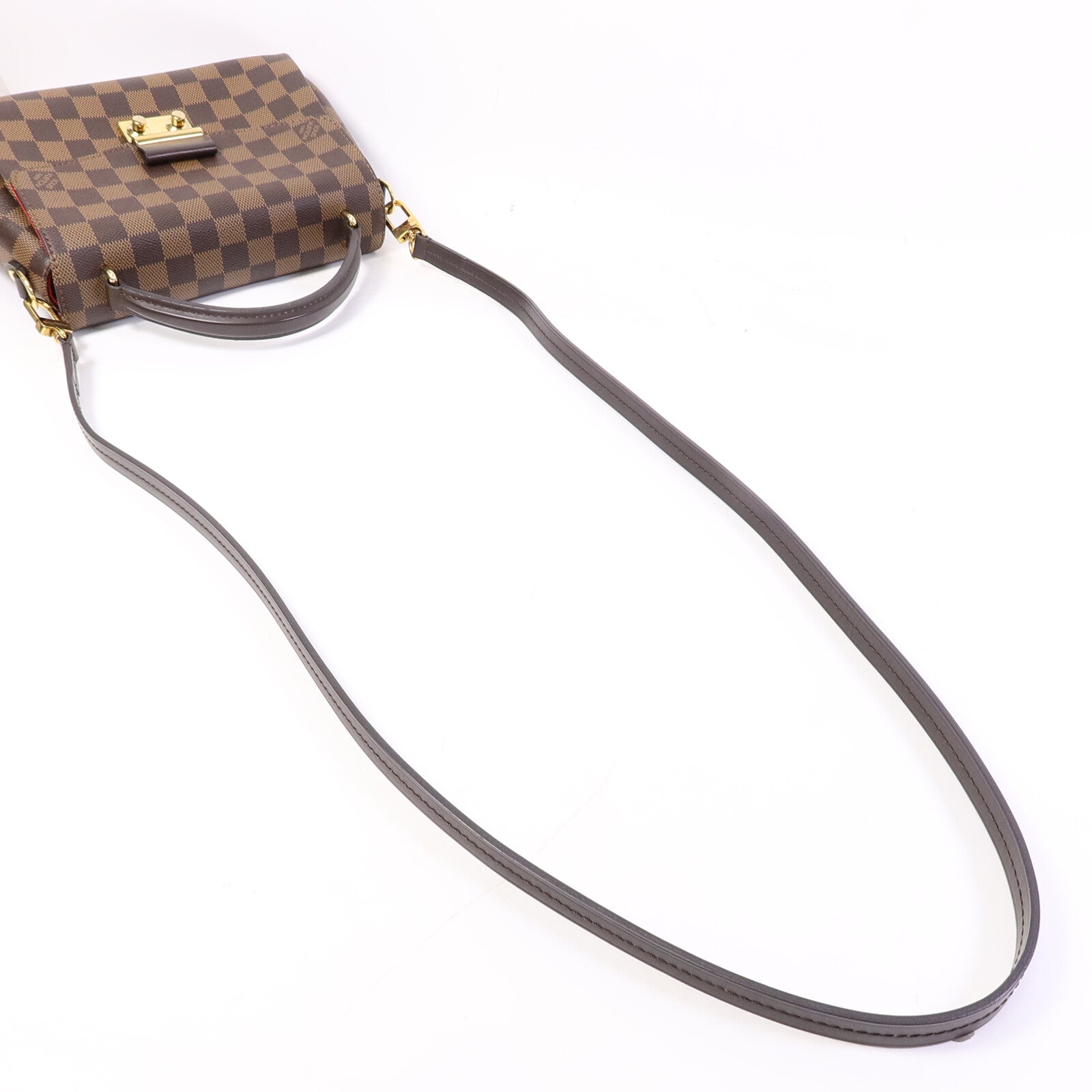 LOUIS VUITTON Damier Croisette手挽肩背兩用袋