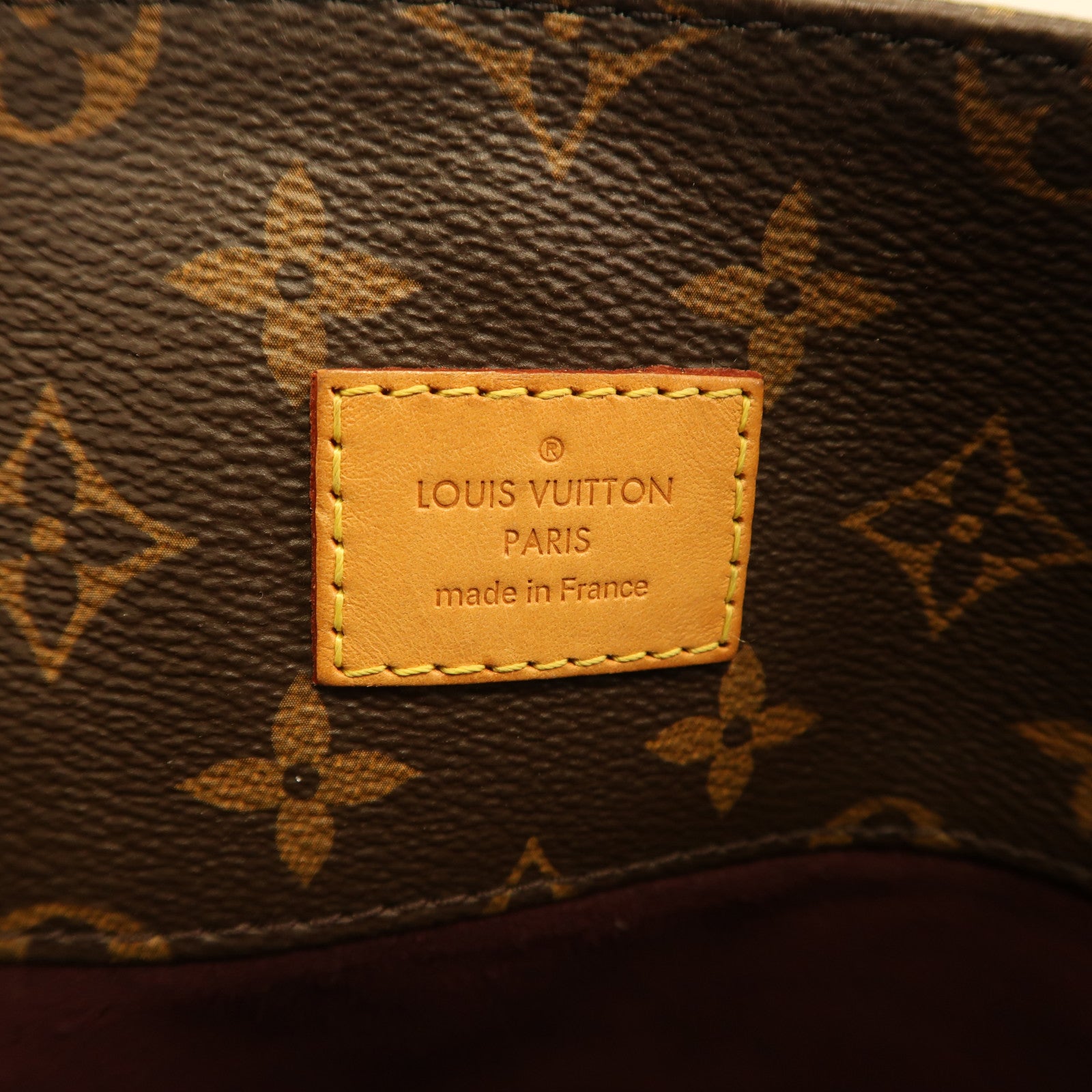 LOUIS VUITTON Monogram Melie金扣手挽肩背兩用袋啡色