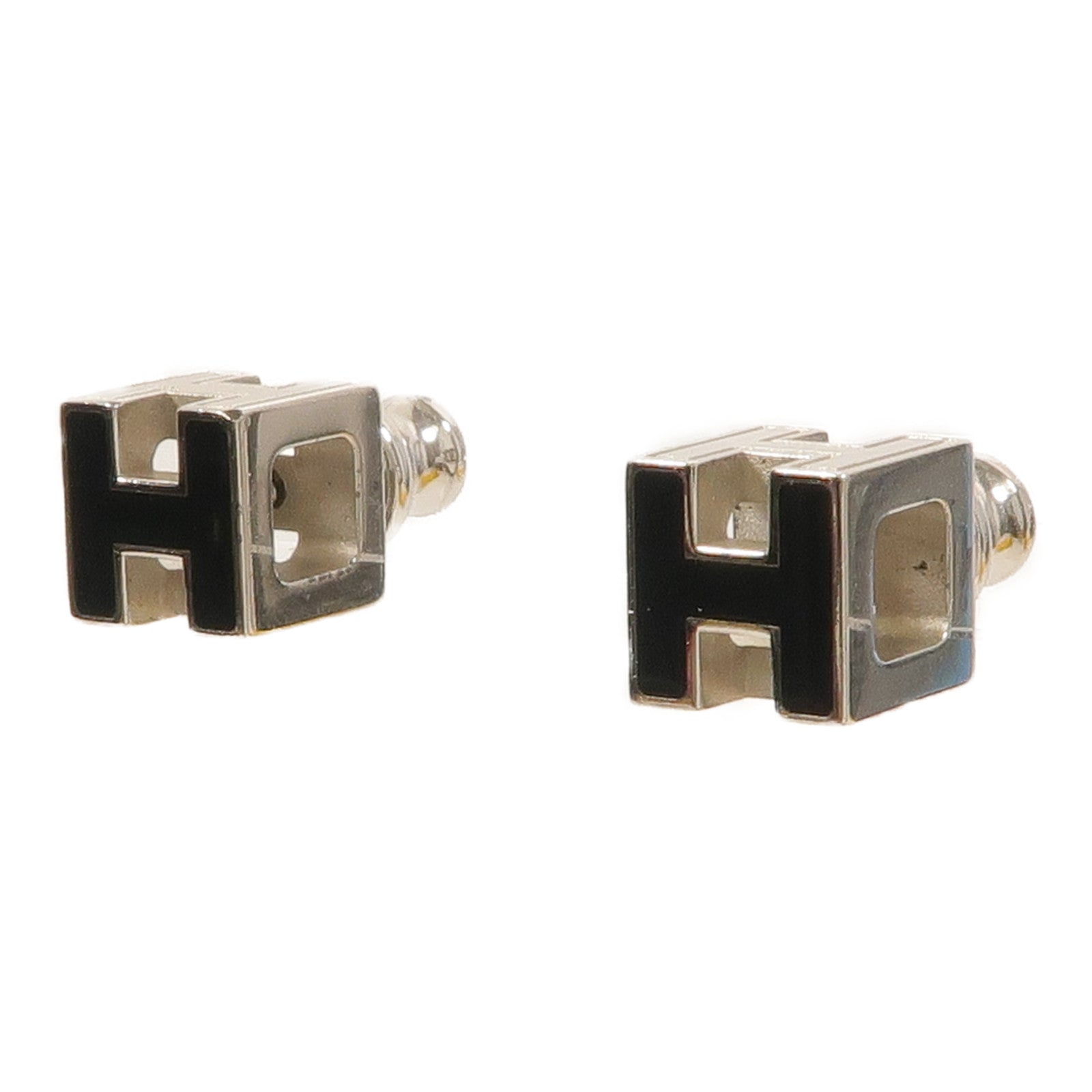 HERMES 金屬Cage d'H Earrings耳環