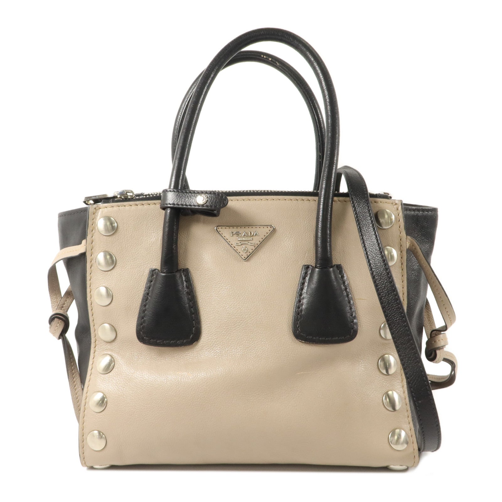PRADA 牛皮皮革2 Way Shoulder Bag手挽肩背兩用袋