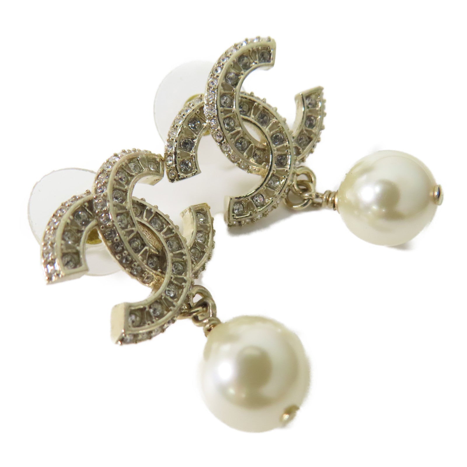 CHANEL 金屬/PVC Earrings耳環