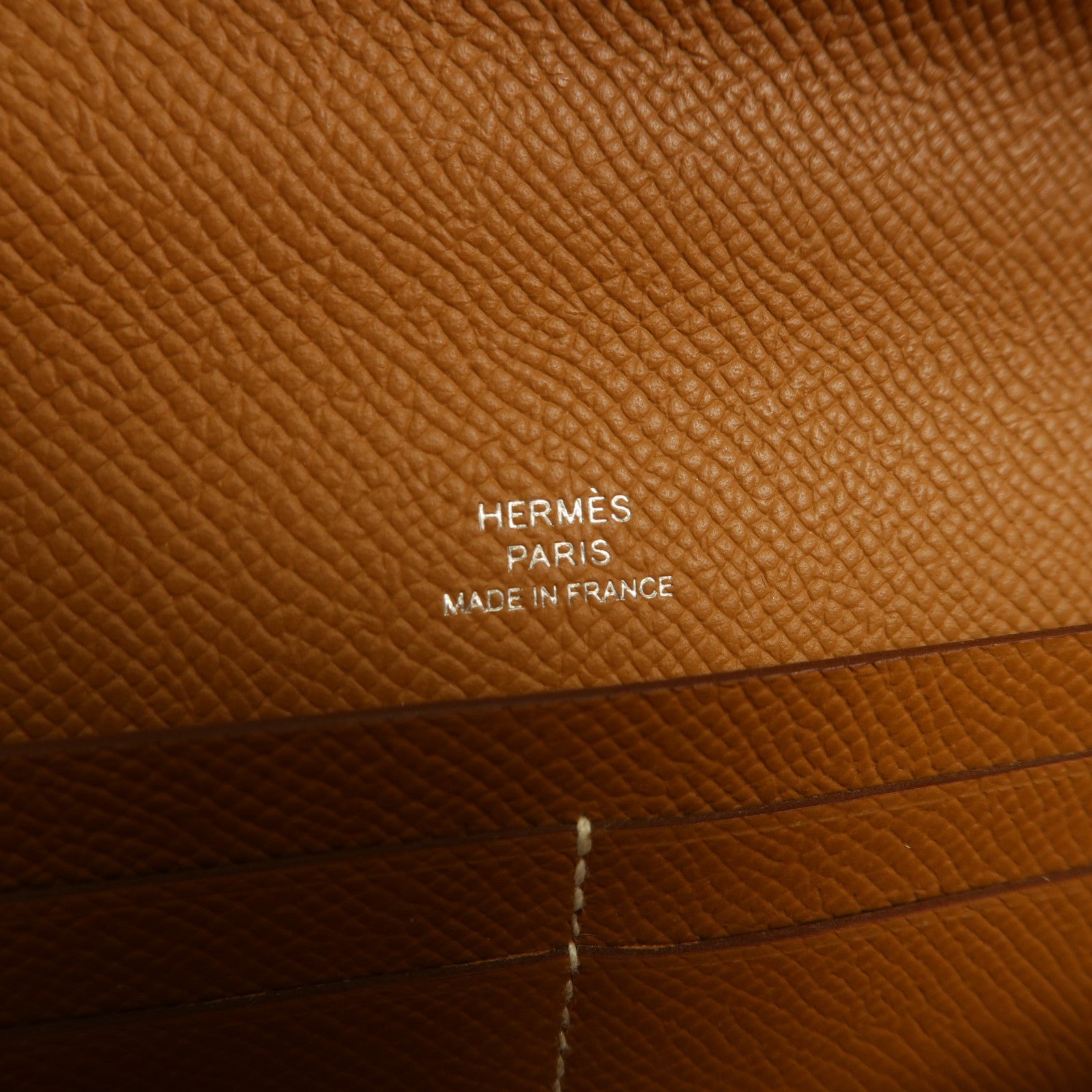 HERMES Epsom皮革Chaine d'Ancre To Go銀扣肩背袋Gold