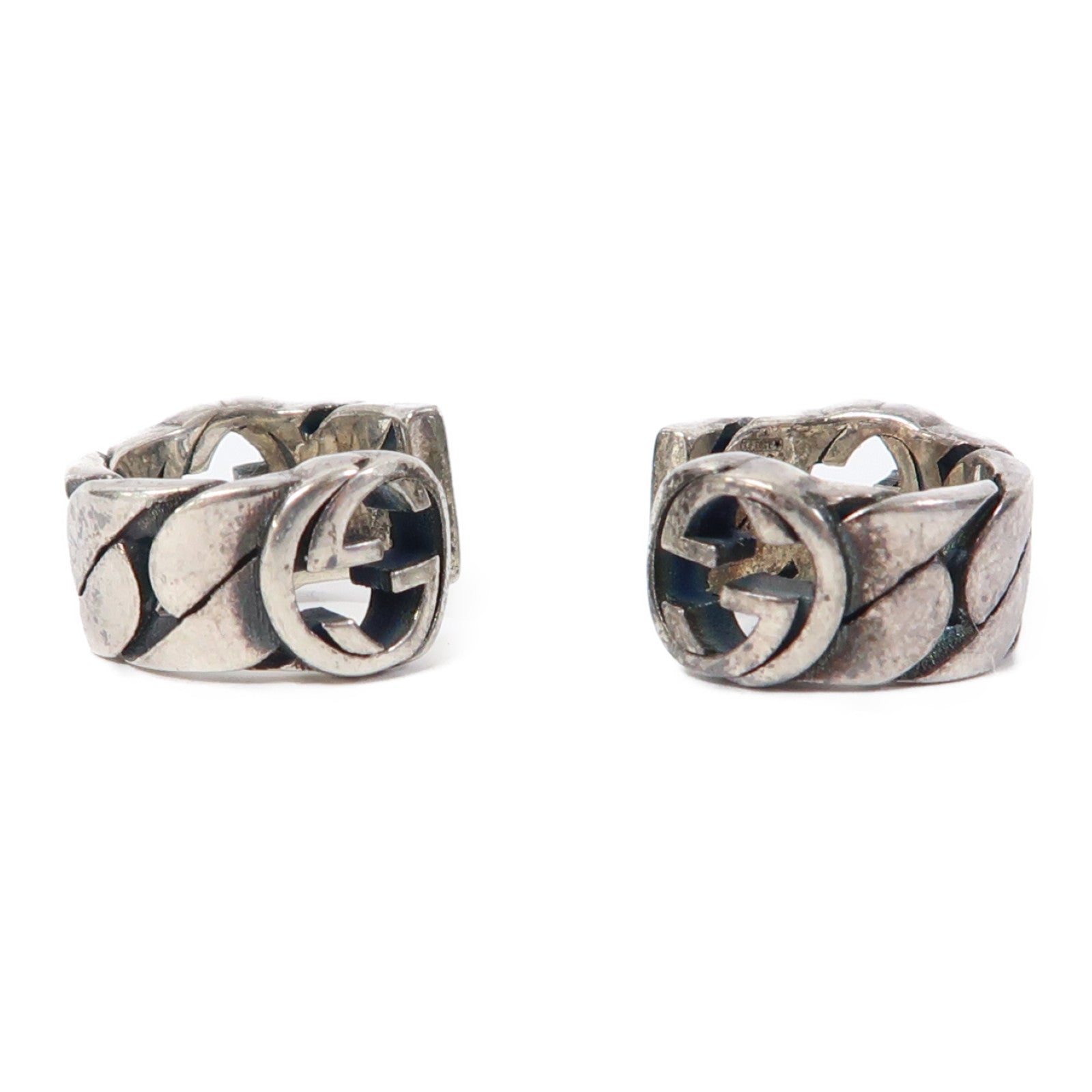 GUCCI 925純銀Earrings耳環銀色