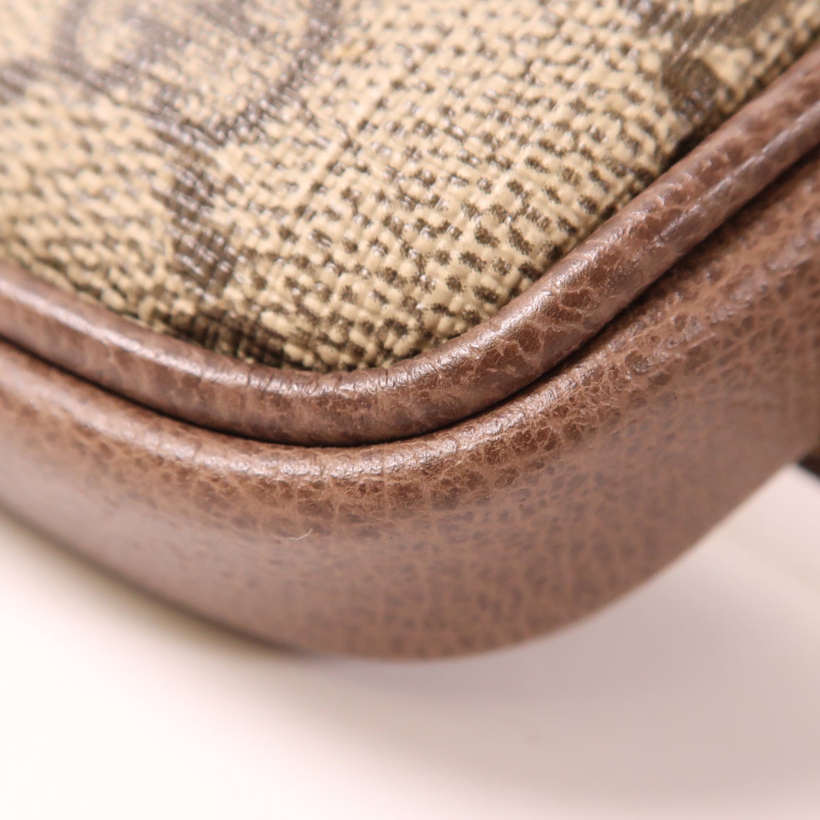 GUCCI GG Ophidia Belt Bag Coated Canvas Brown 519308