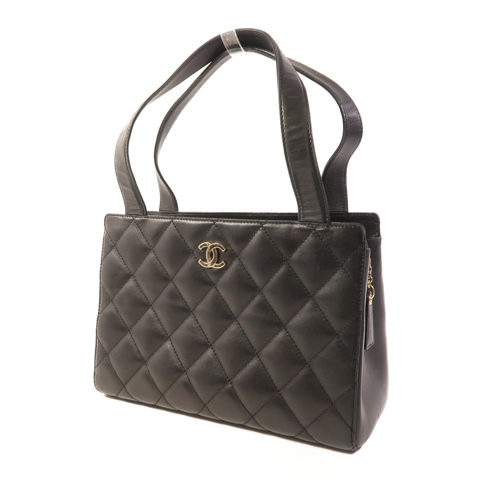 CHANEL 牛皮皮革Vintage Shoulder Bag金扣肩背袋