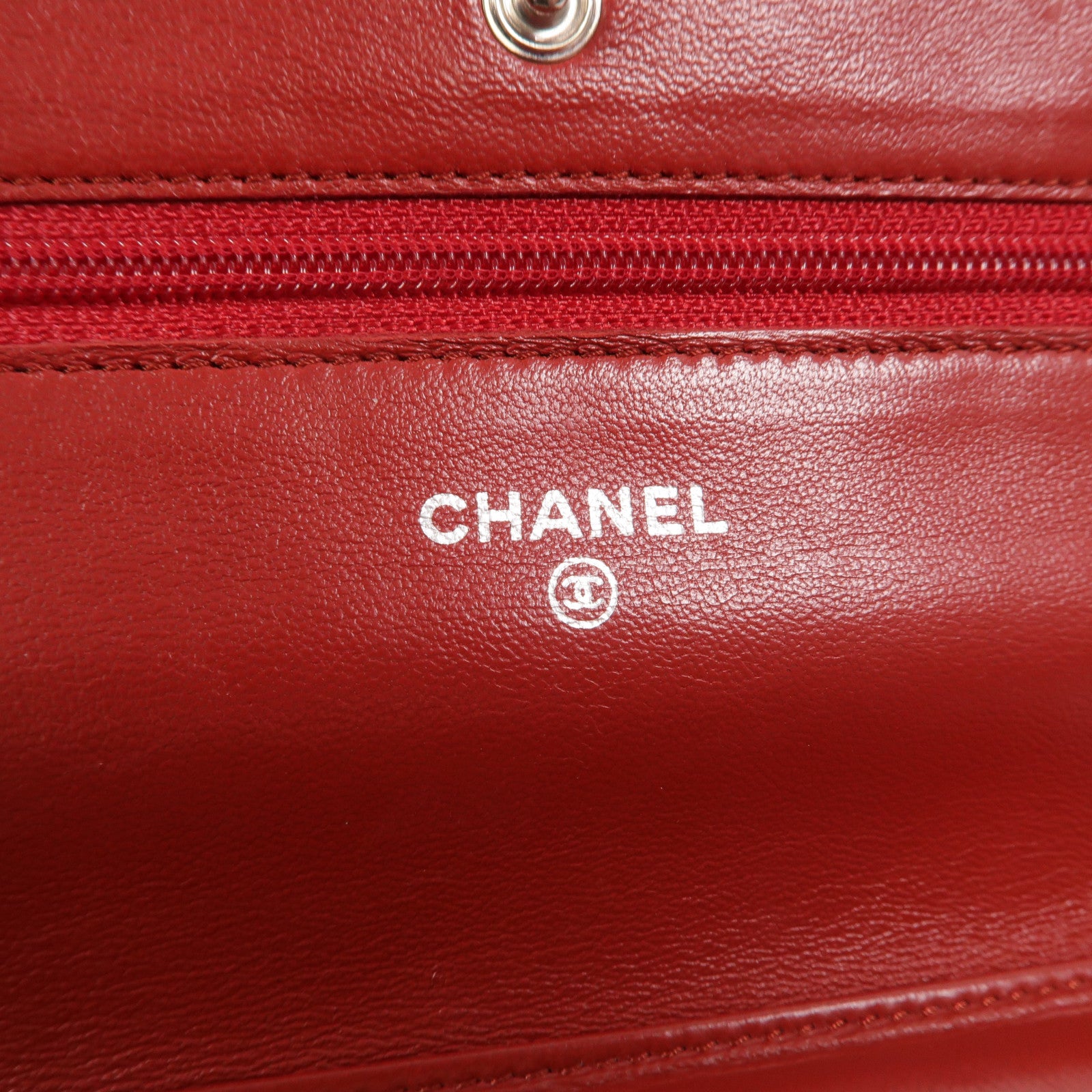 CHANEL 羊皮皮革Wallet On Chain鏈帶肩背袋