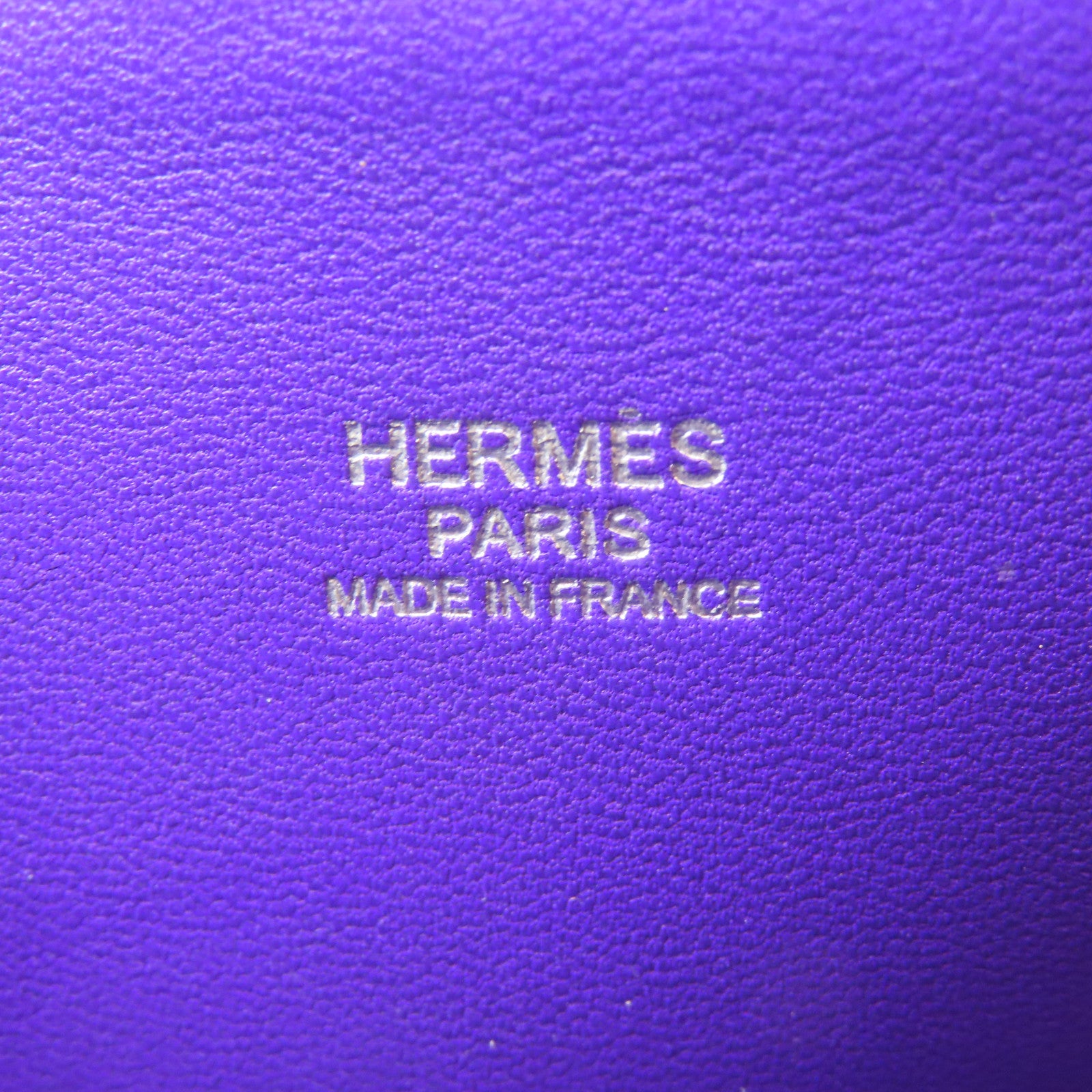 HERMES 【激減優惠】Epsom皮革Bolide 37銀扣手挽肩背兩用袋紫色