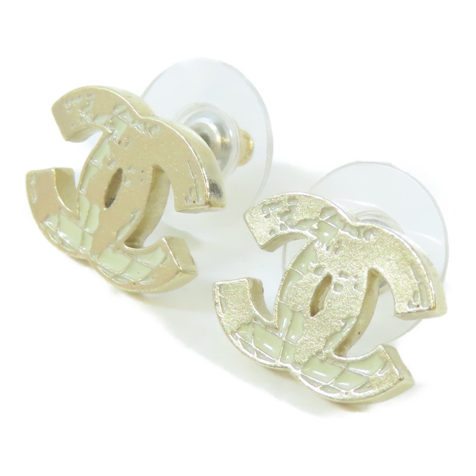 CHANEL 金屬Earrings耳環金色