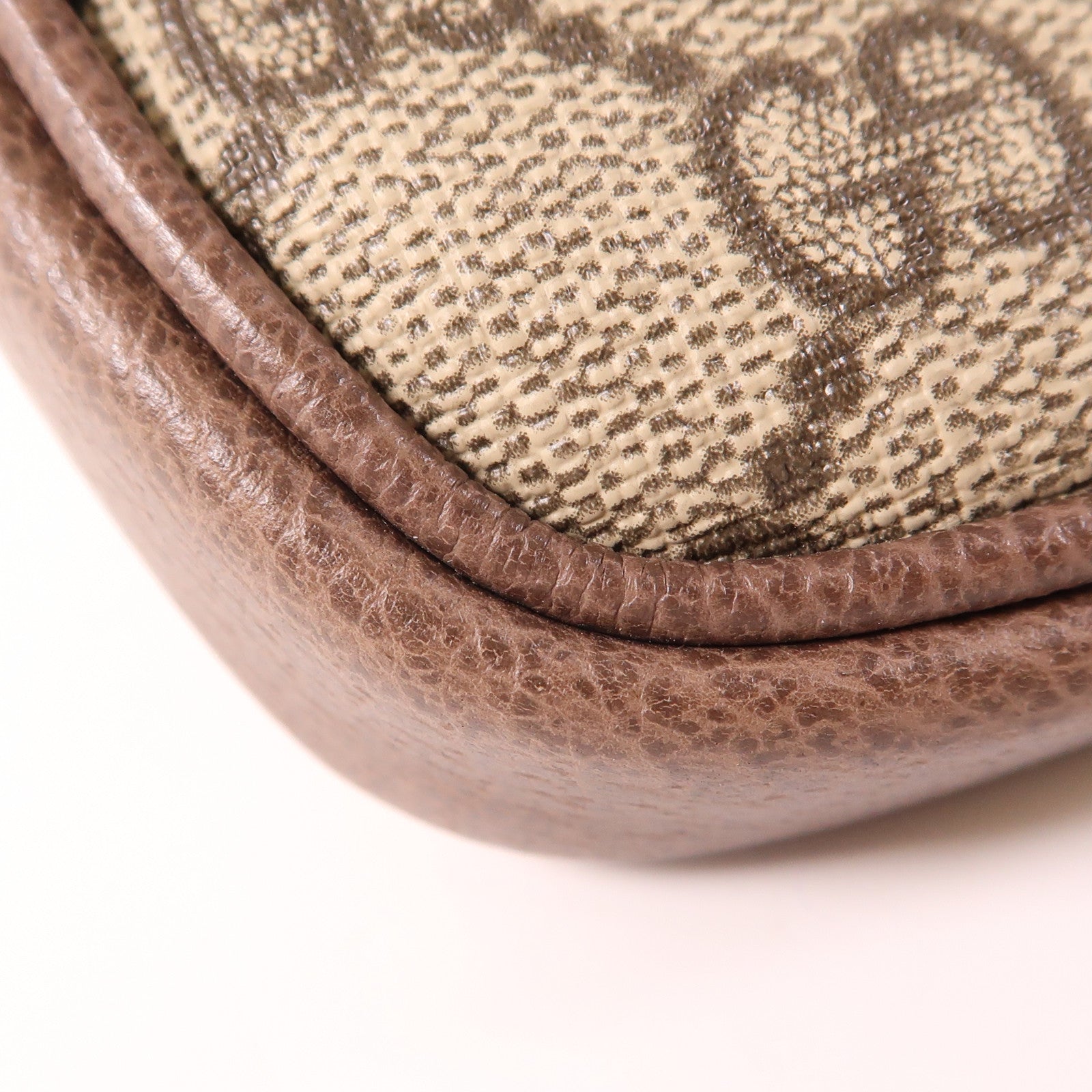 GUCCI GG Ophidia Belt Bag Coated Canvas Brown 519308