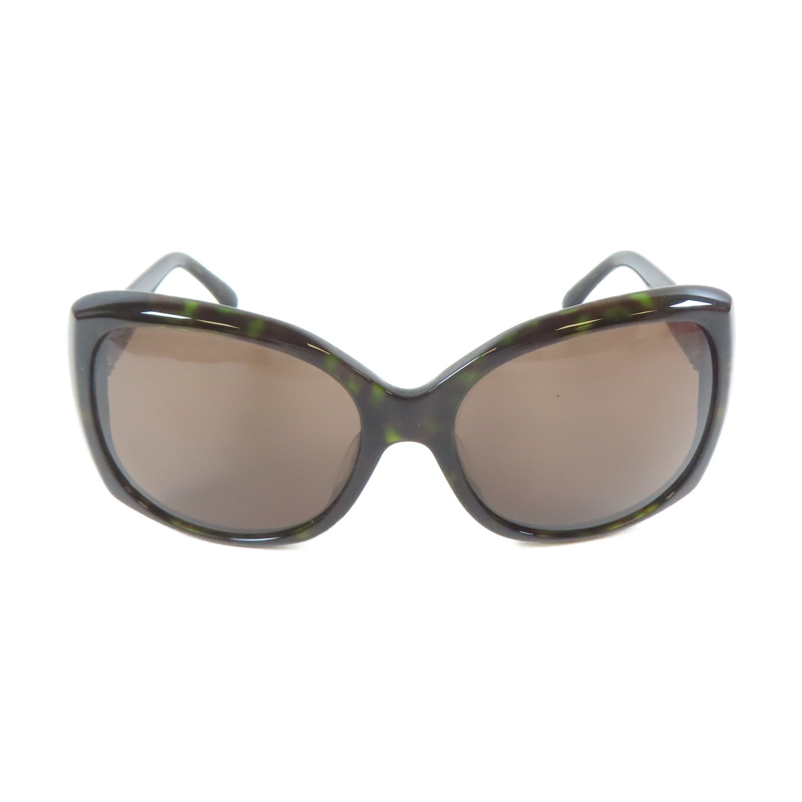 CHANEL PVC Sunglasses太陽眼鏡黑色/綠色