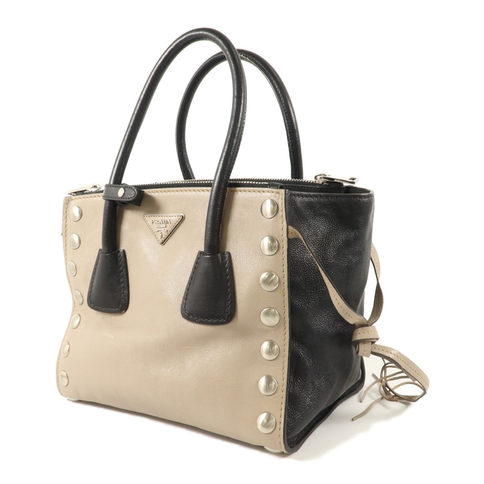 PRADA 牛皮皮革2 Way Shoulder Bag手挽肩背兩用袋