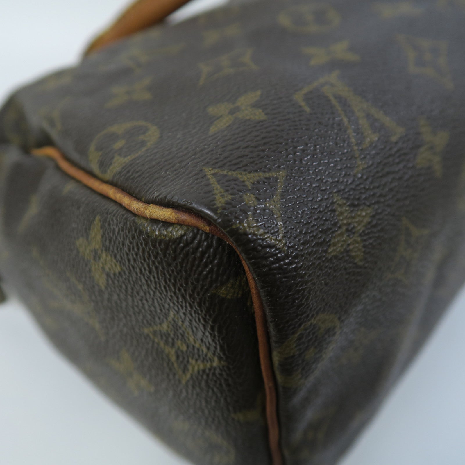 LOUIS VUITTON 【激減優惠】Monogram Speedy 25金扣手挽袋啡色