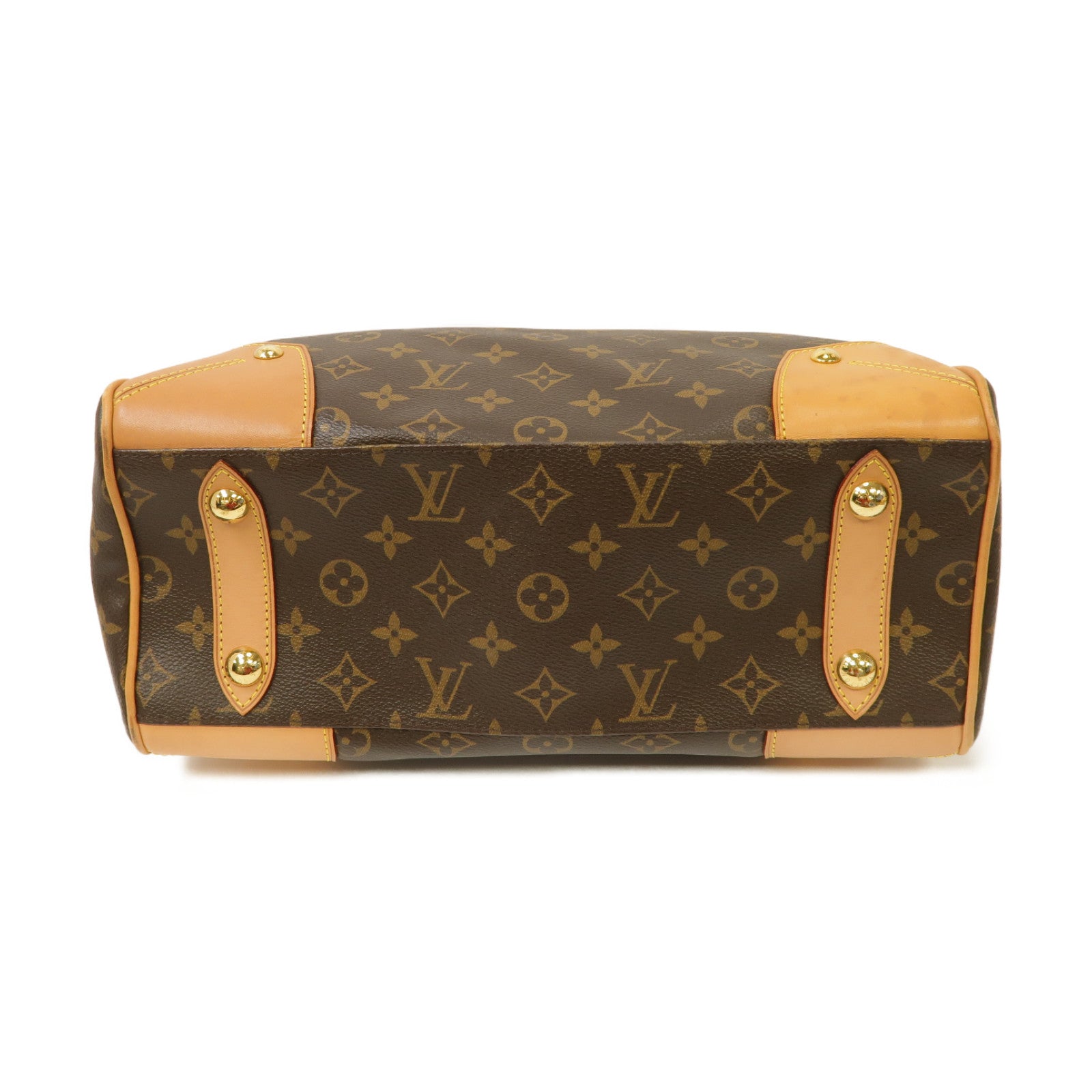 LOUIS VUITTON Monogram Retiro PM 2way Shoulder Bag金扣手挽肩背兩用袋啡色