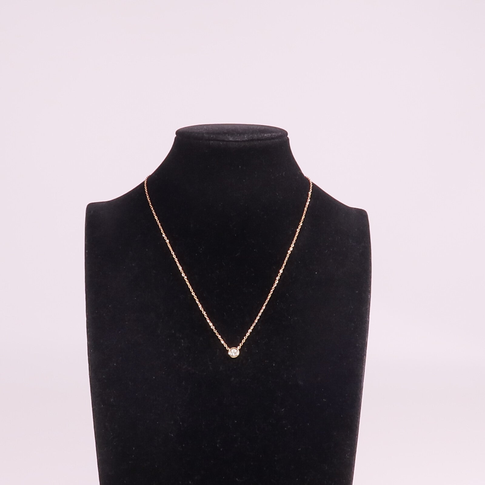 JEWELRY 18K玫瑰金Diamond Necklace鑽石項鍊