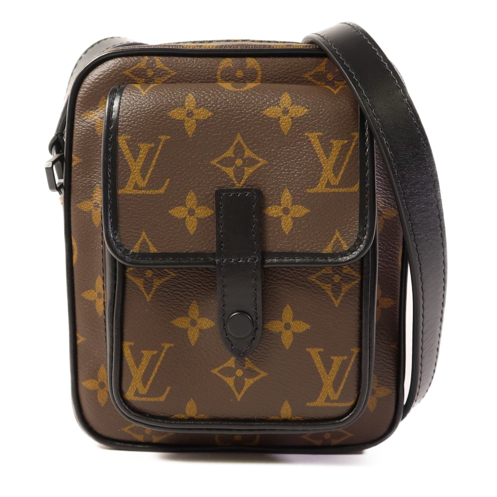 LOUIS VUITTON Monogram Macassar Christopher Wearable Wallet肩背袋