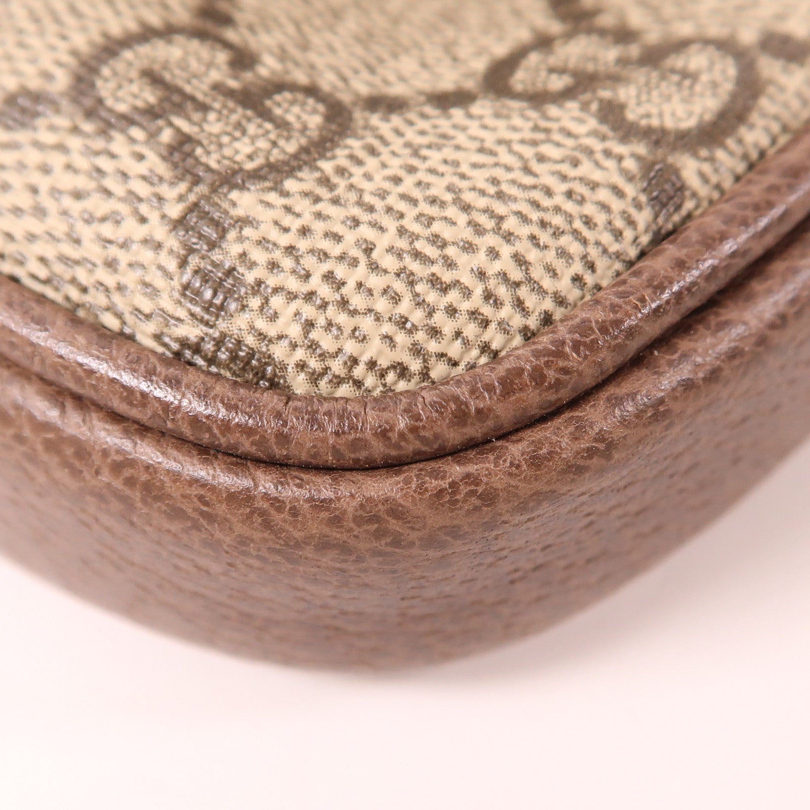 GUCCI GG Ophidia Belt Bag Coated Canvas Brown 519308