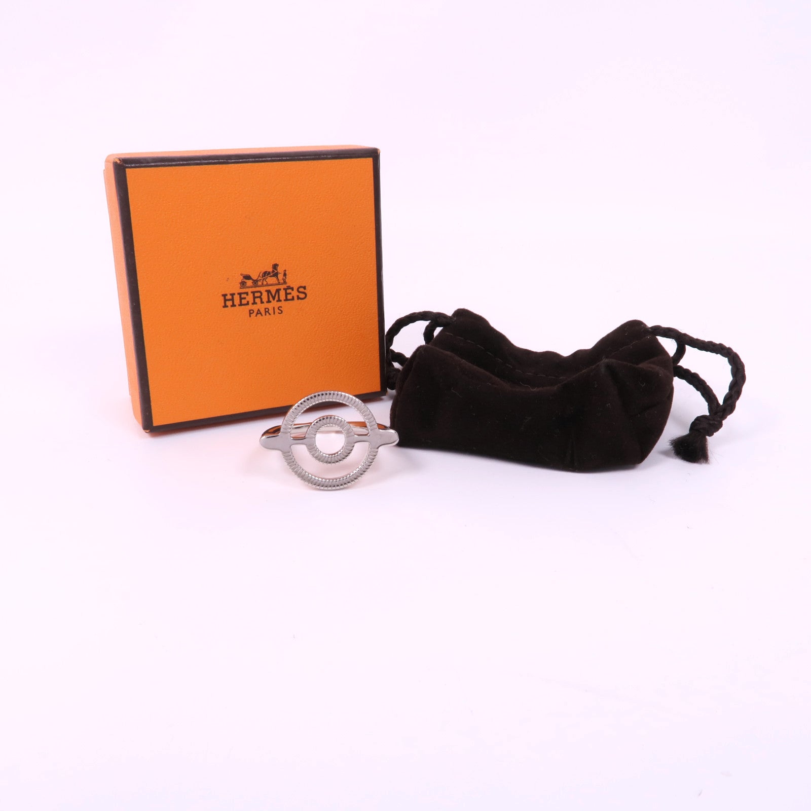 HERMES 【激減優惠】金屬Scarf Ring絲巾扣