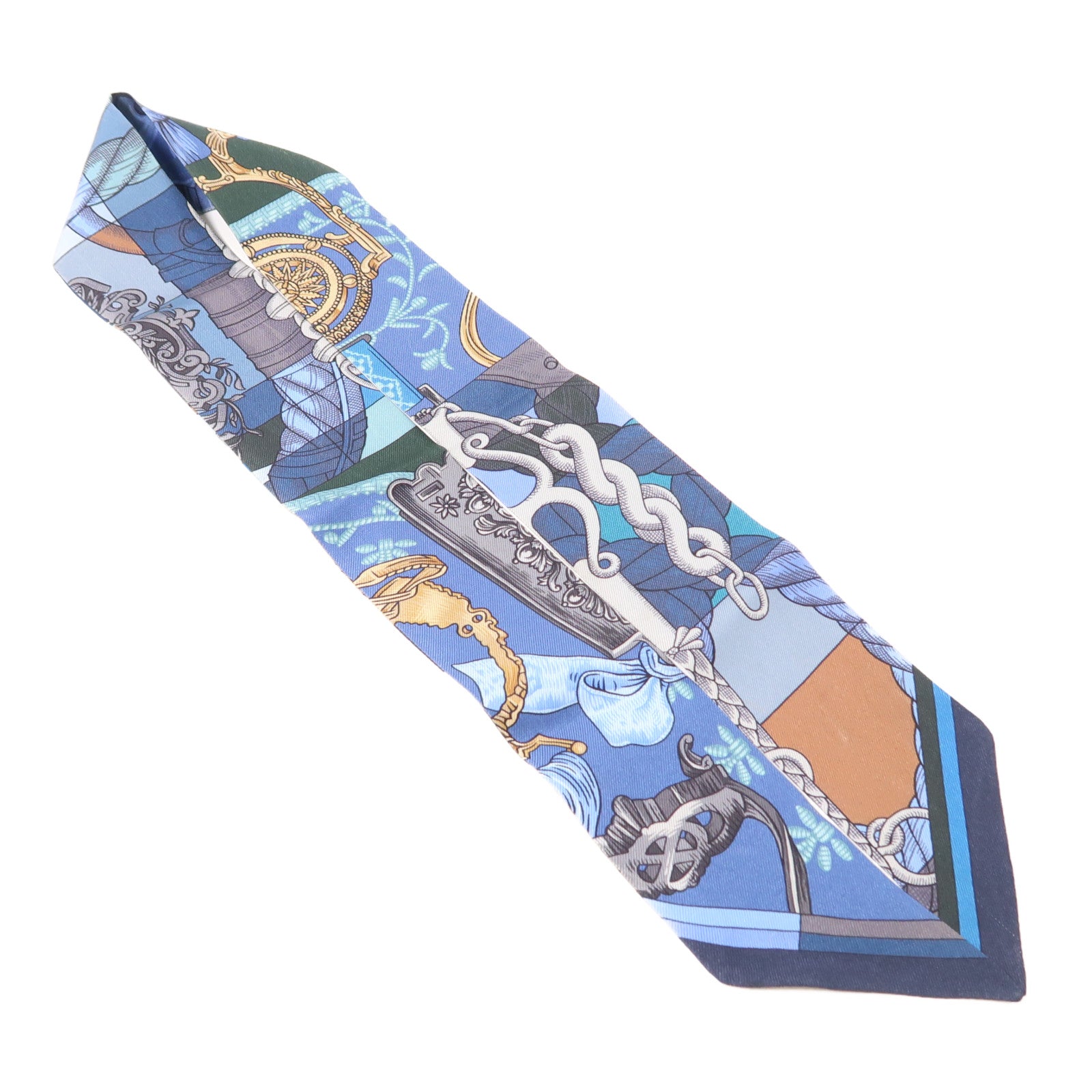 HERMES 絲質Twilly絲巾