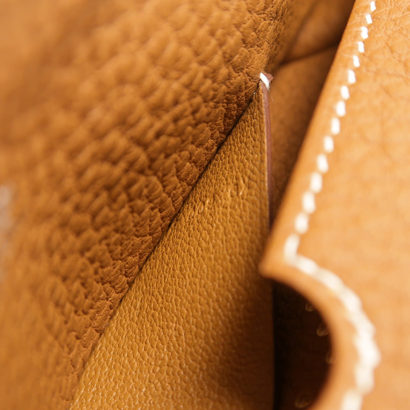 HERMES Togo皮革Videpoches肩背袋Gold