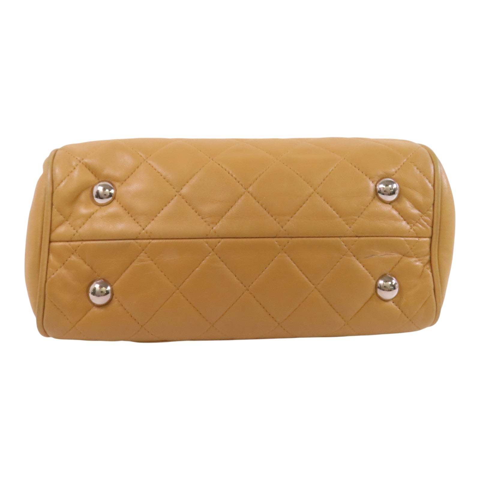 CHANEL 牛皮皮革Chain Shoulder銀扣鏈帶肩背袋