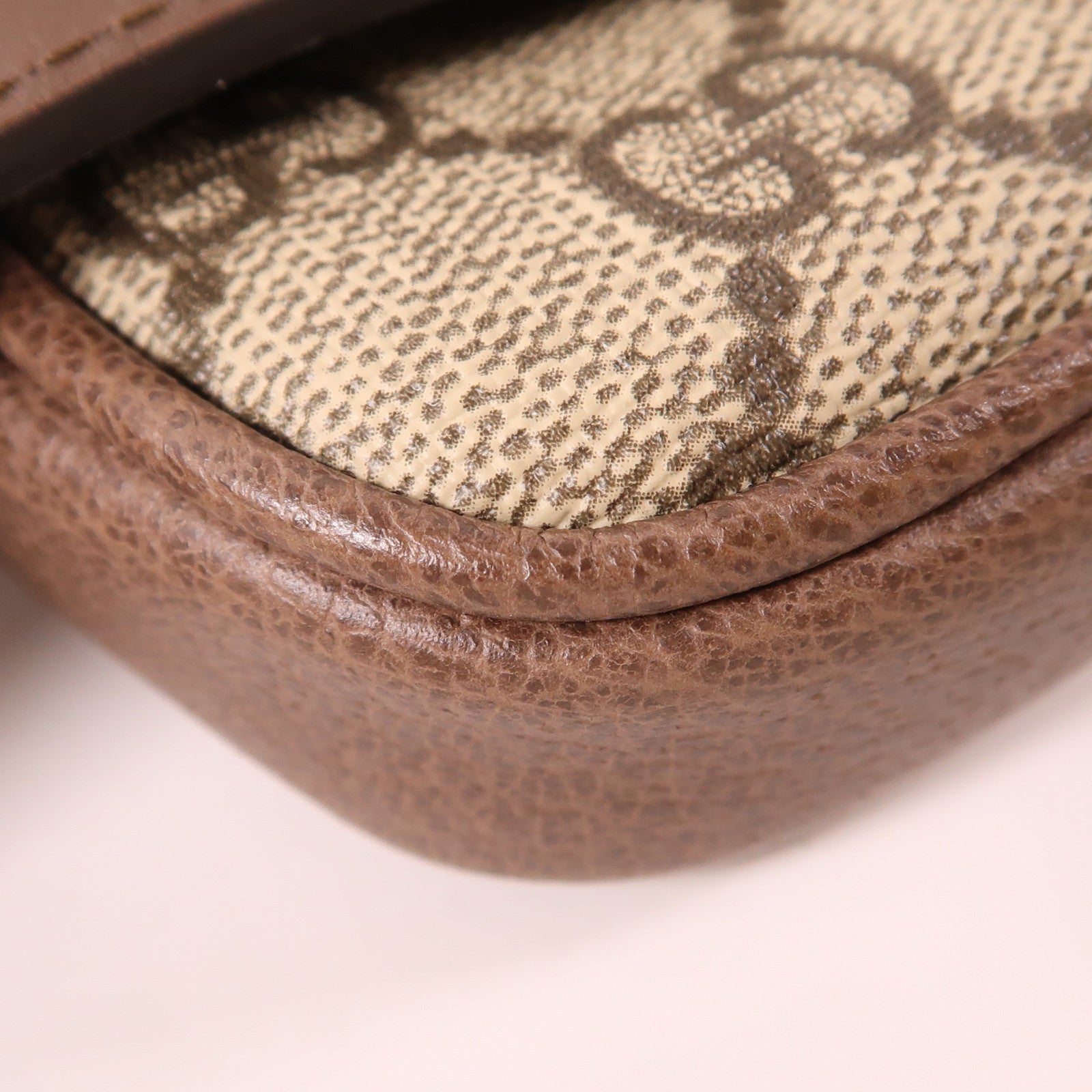 GUCCI GG Ophidia Belt Bag Coated Canvas Brown 519308