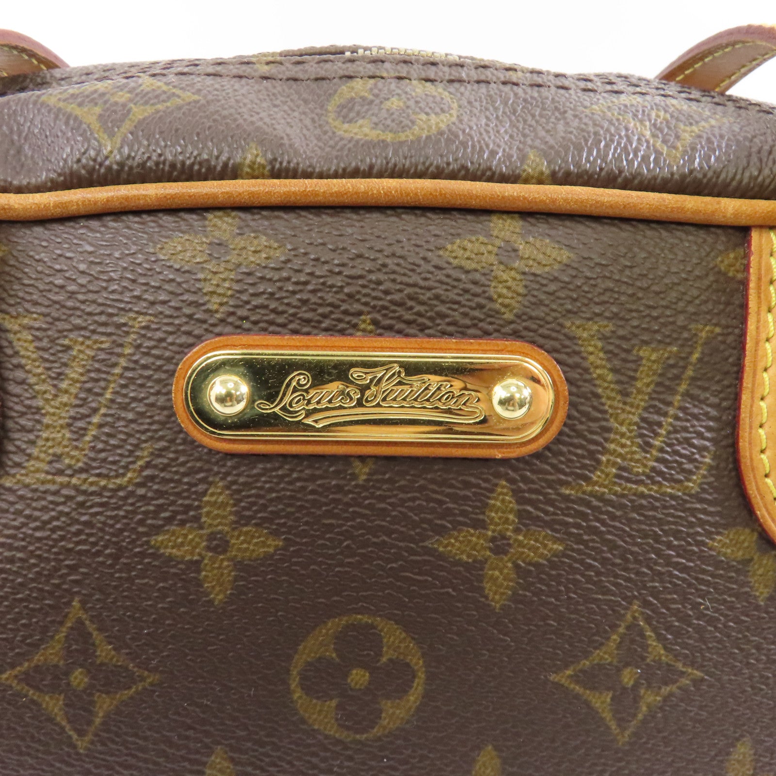 LOUIS VUITTON 【激減優惠】Monogram Montorgueil PM金扣肩背袋啡色