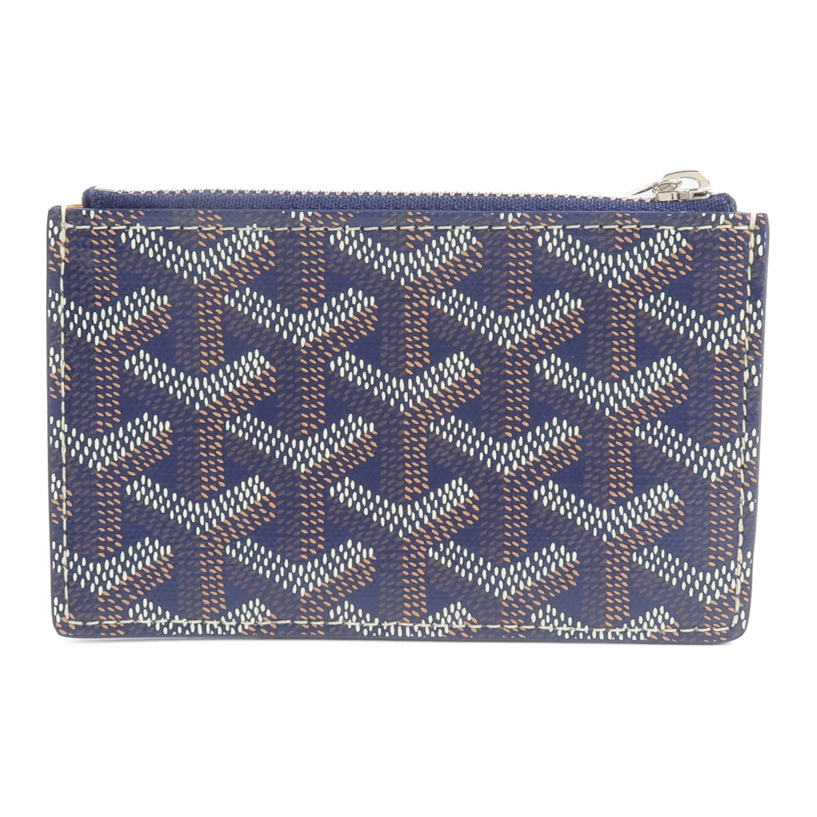 GOYARD 塗層帆布/牛皮皮革Bourbon Zipped卡片套