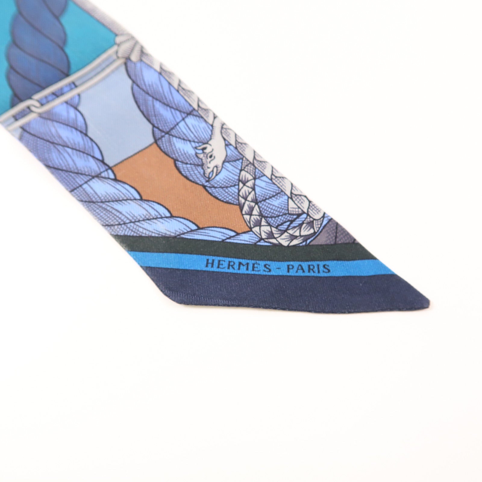HERMES 絲質Twilly絲巾