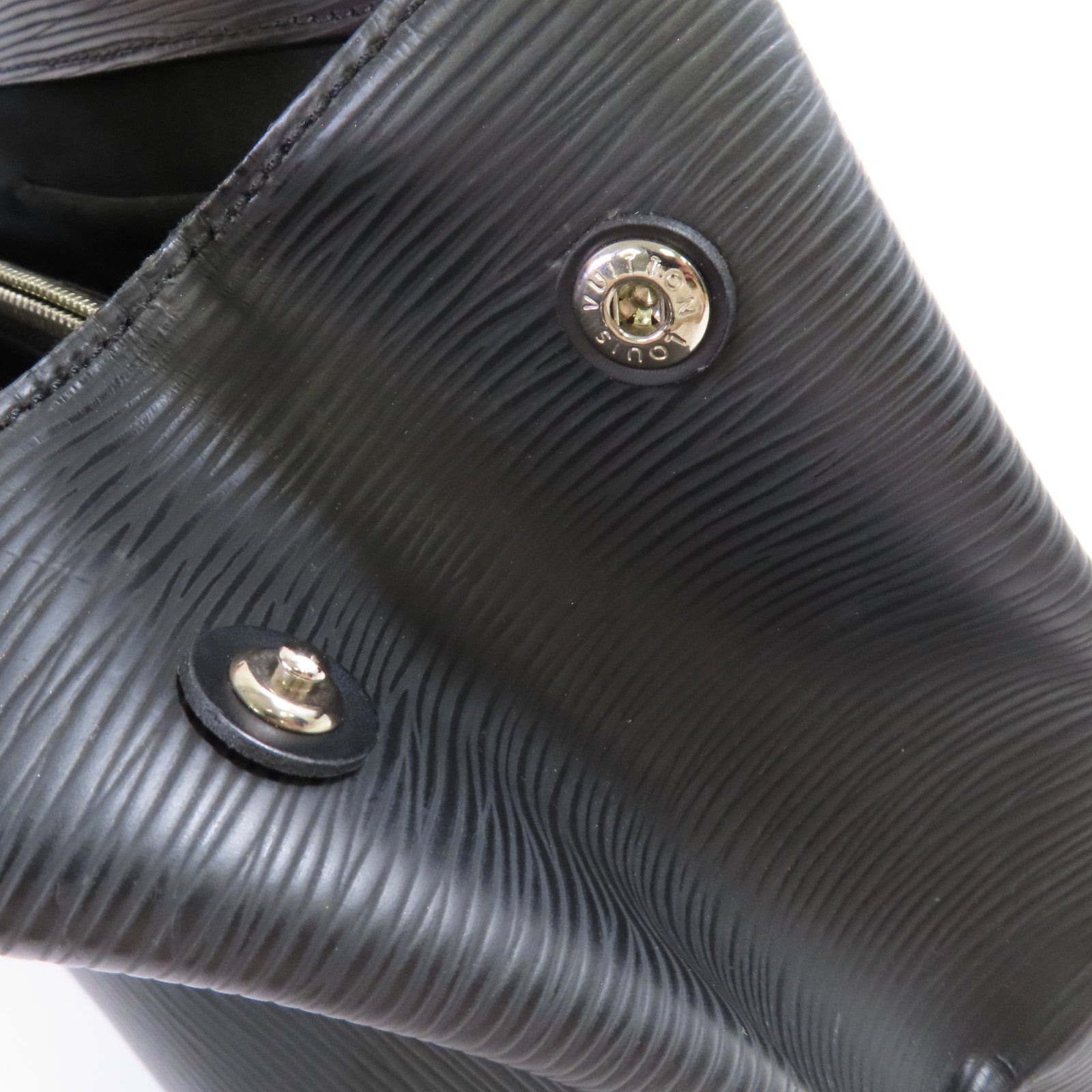 LOUIS VUITTON Epi Marly MM 2Way Shoulder Bag銀扣手挽肩背兩用袋黑色
