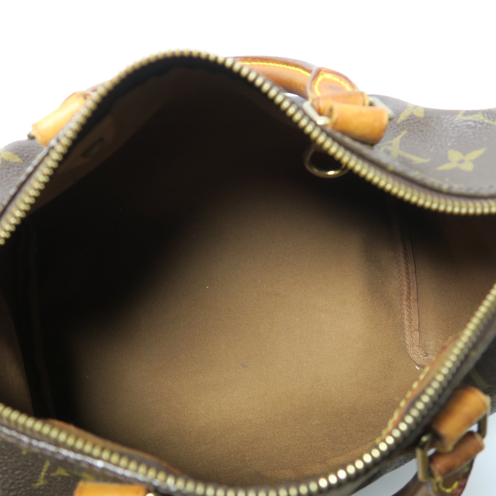 LOUIS VUITTON 【激減優惠】Monogram Speedy 25金扣手挽袋啡色