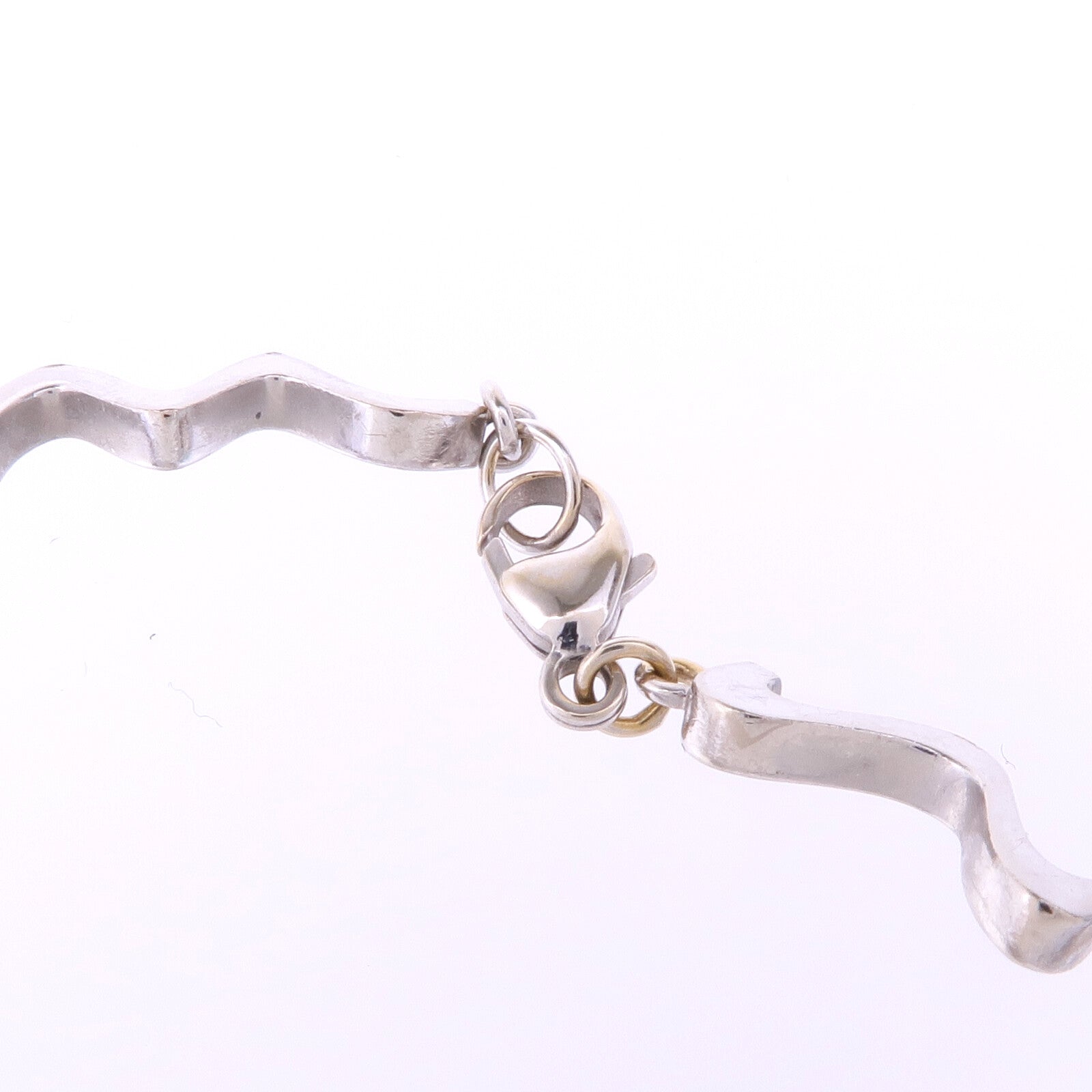 TIFFANY＆CO 18K白金Diamond Frank Gehry Bracelet鑽石手鏈