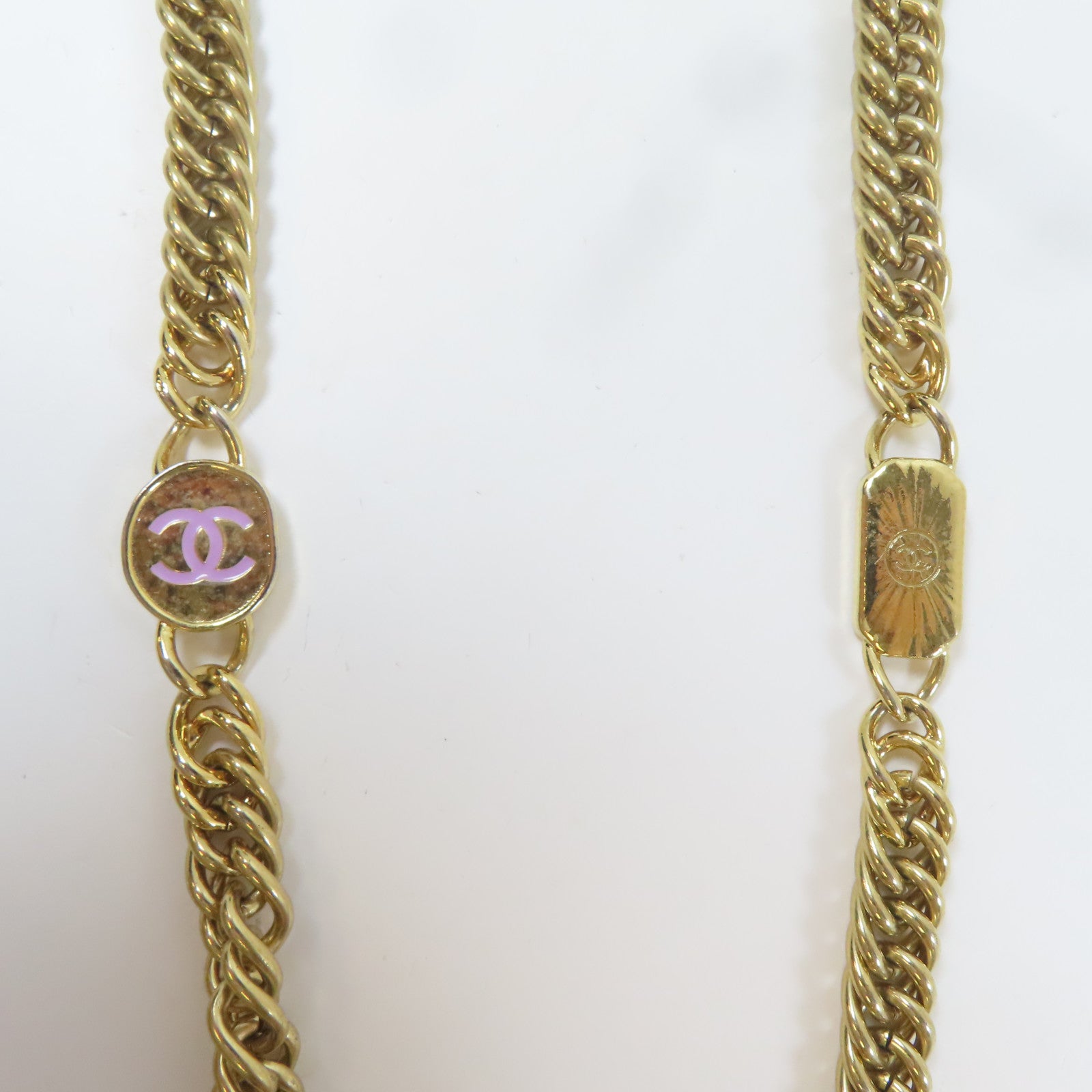 CHANEL 【激減優惠】菱格羊皮皮革Vanity Bag金扣鏈帶肩背袋黑色