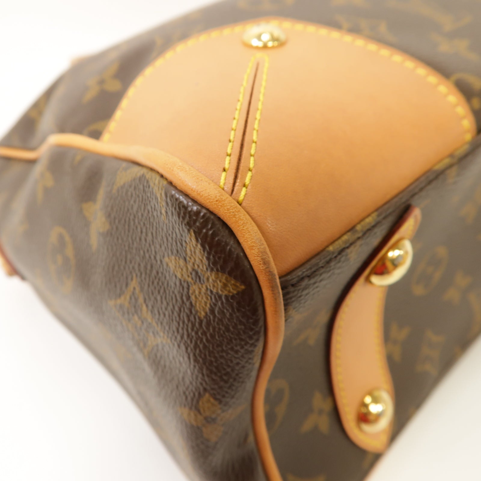 LOUIS VUITTON Monogram Retiro PM 2way Shoulder Bag金扣手挽肩背兩用袋啡色