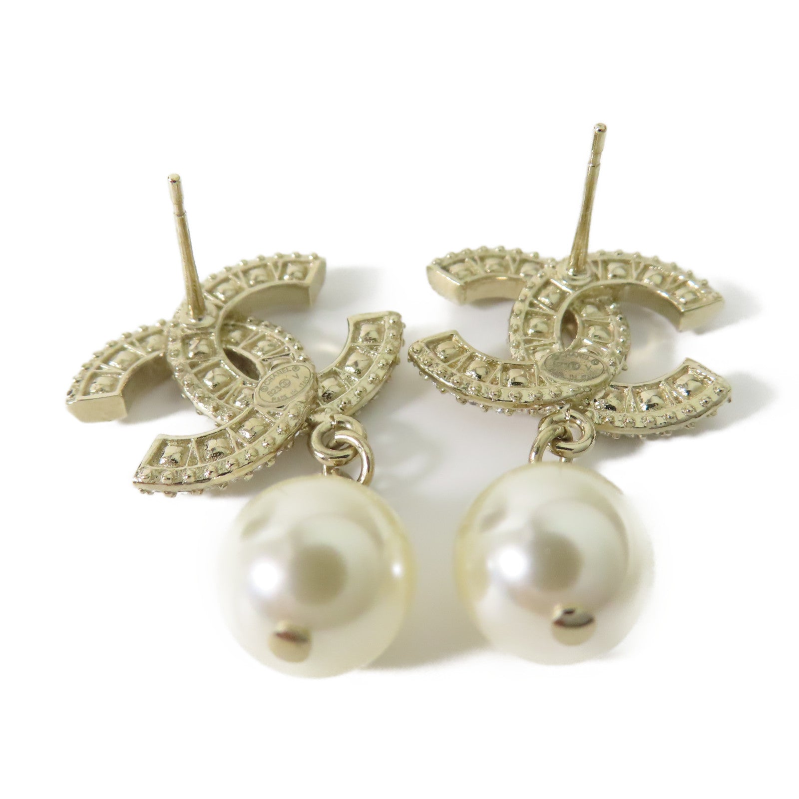 CHANEL 金屬/PVC Earrings耳環